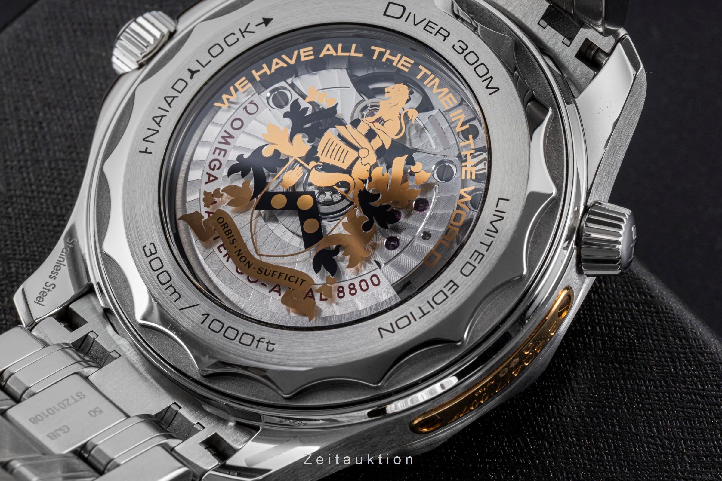 Omega Seamaster acier automatique montre pour hommes 210.22.42.20.01.004 Limited  [2506467]