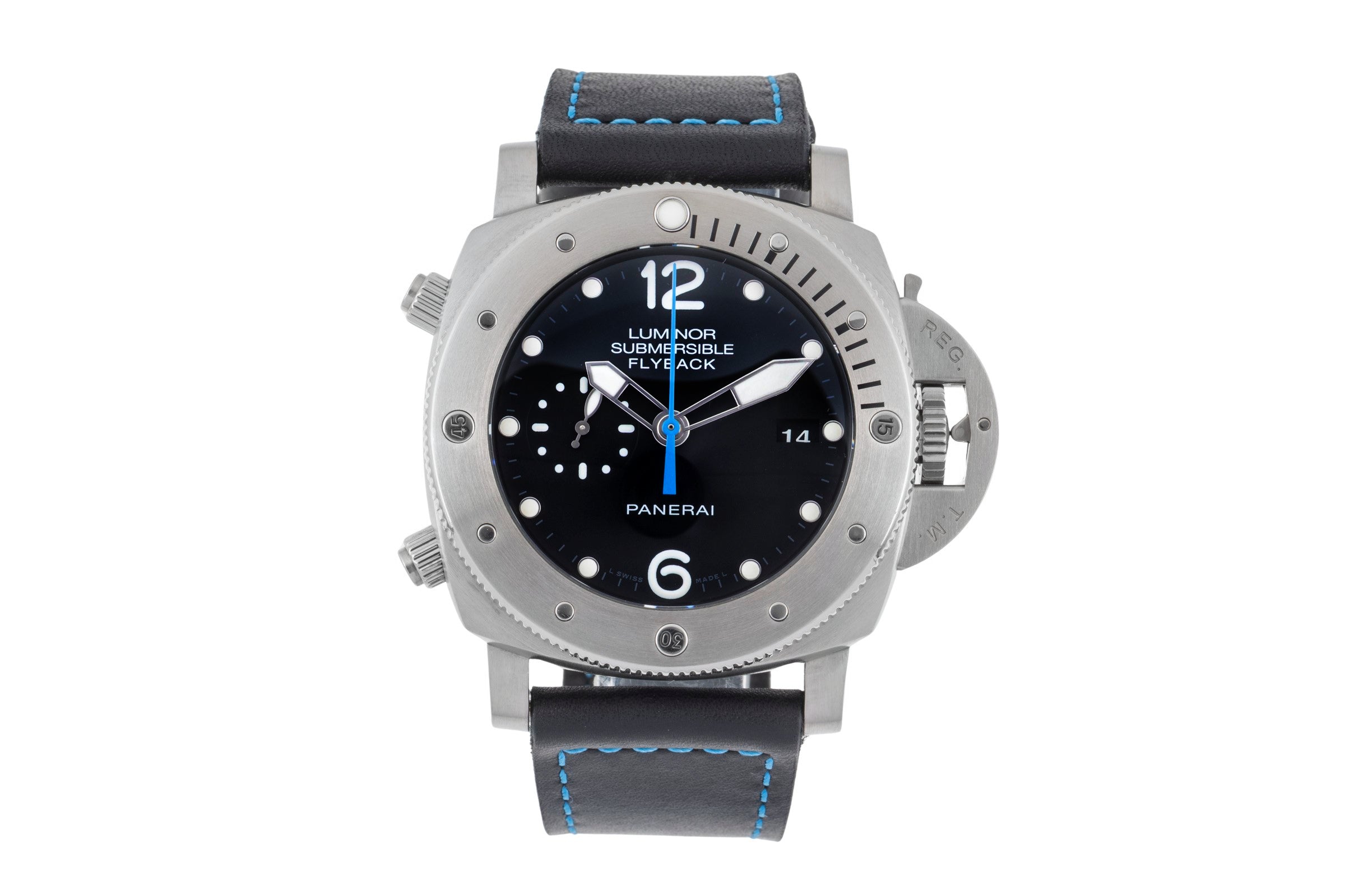 Panerai Submersible chronographe titane  automatique montre pour hommes PAM00614  [2506470]