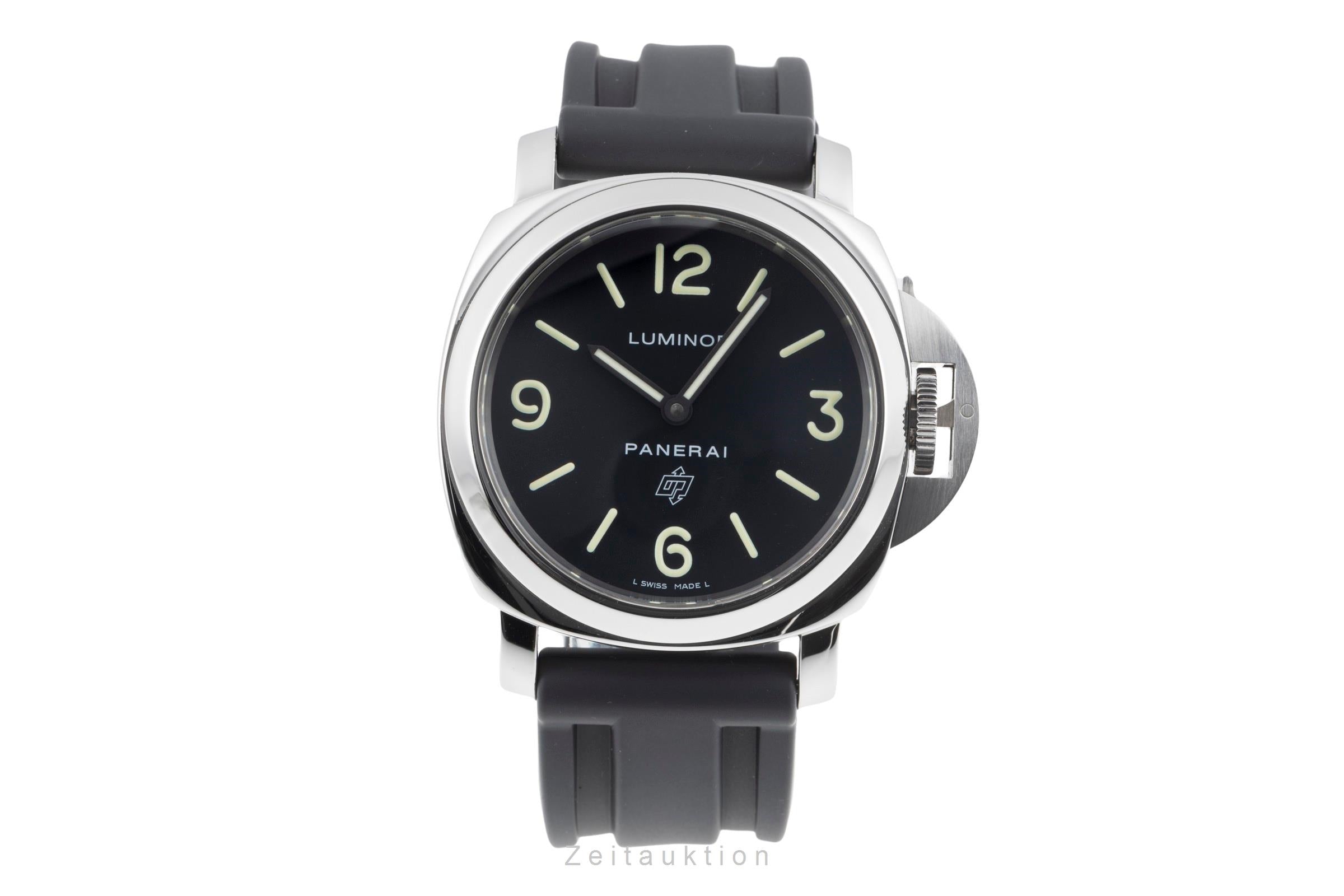 Panerai Luminor  steel manual winding men's watch PAM01000 LP: 5700EUR  [2506472]