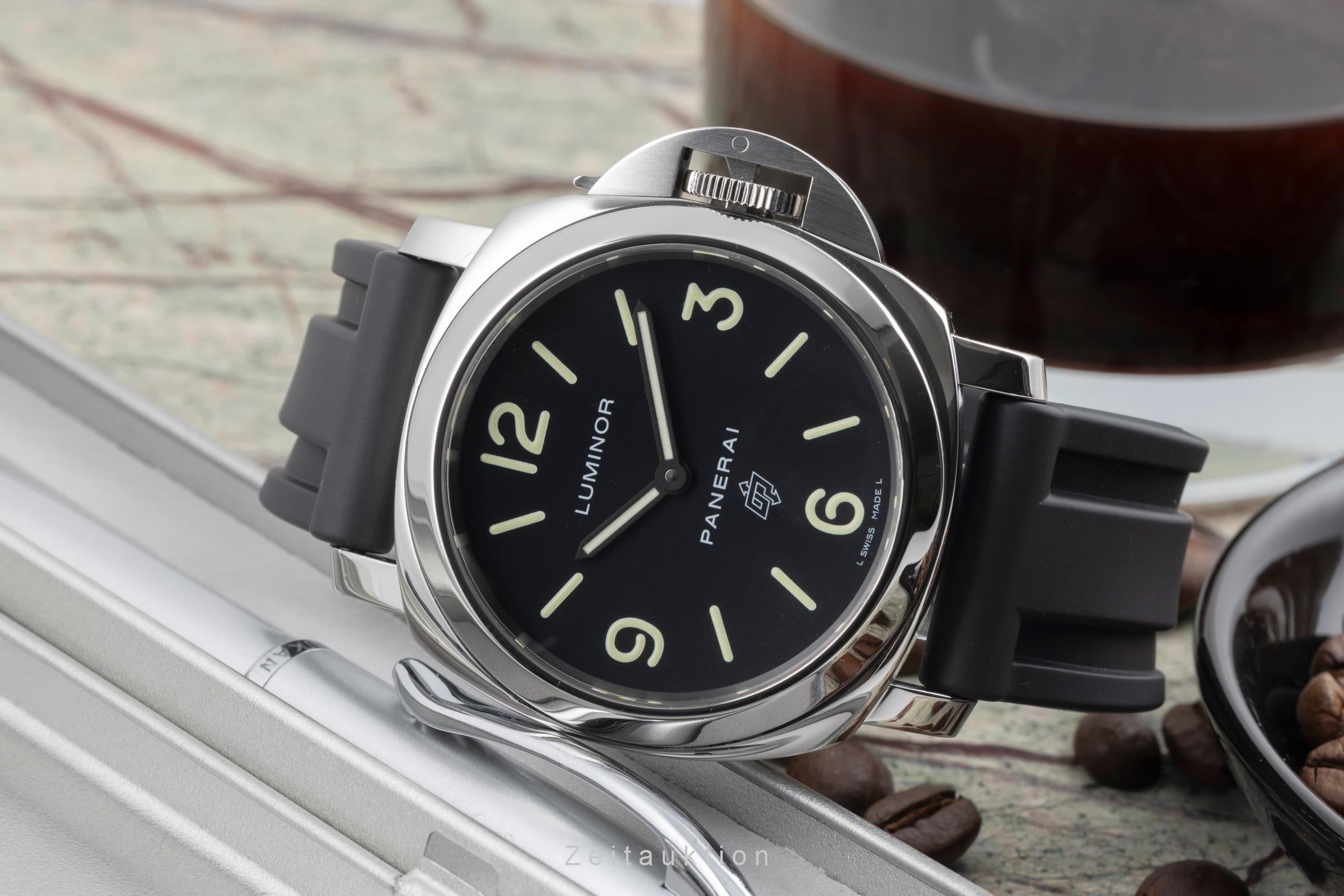 Panerai Luminor  steel manual winding men's watch PAM01000 LP: 5700EUR  [2506472]