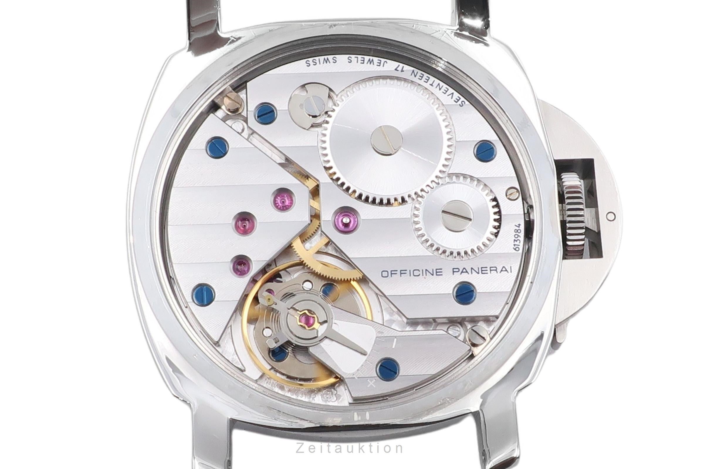 Panerai Luminor  steel manual winding men's watch PAM01000 LP: 5700EUR  [2506472]