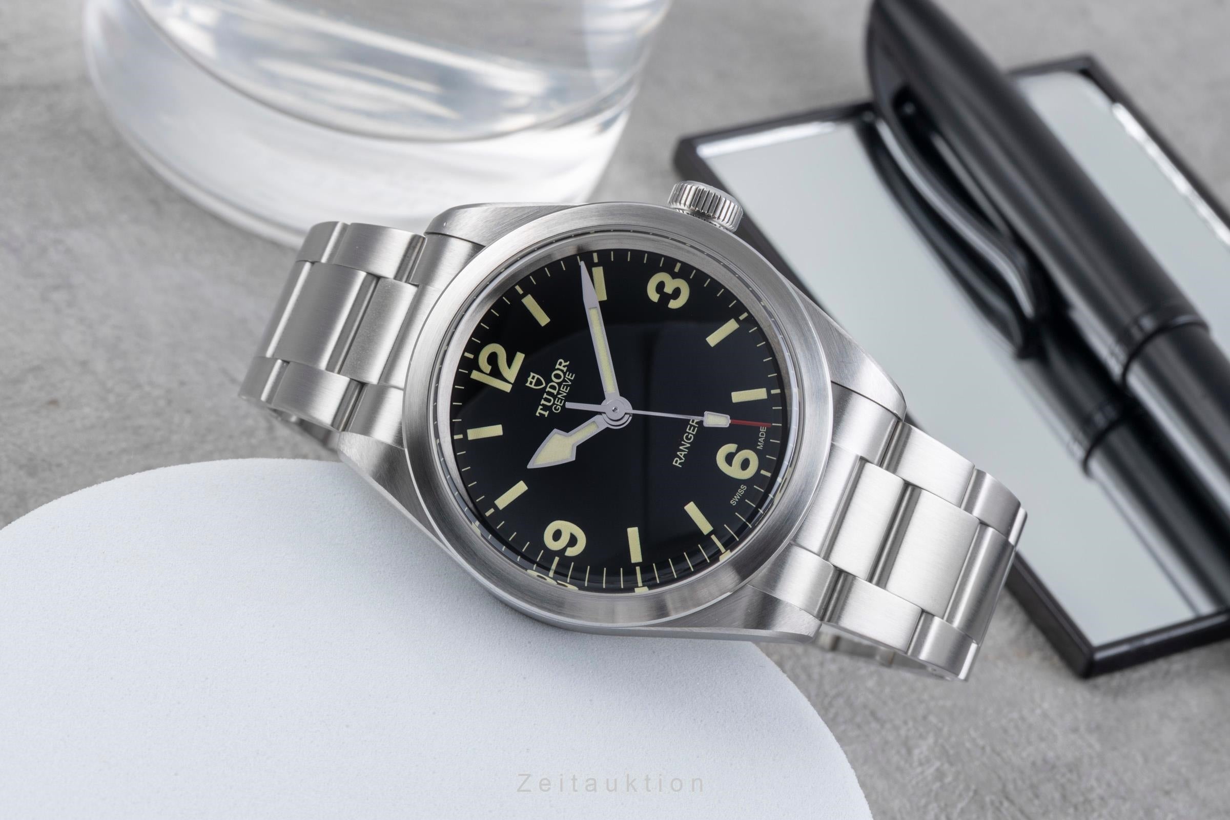 Tudor Ranger Edelstahl Automatik Herrenuhr Ref. 79950 Box & Papiere NP: 3530,- € [2506473]