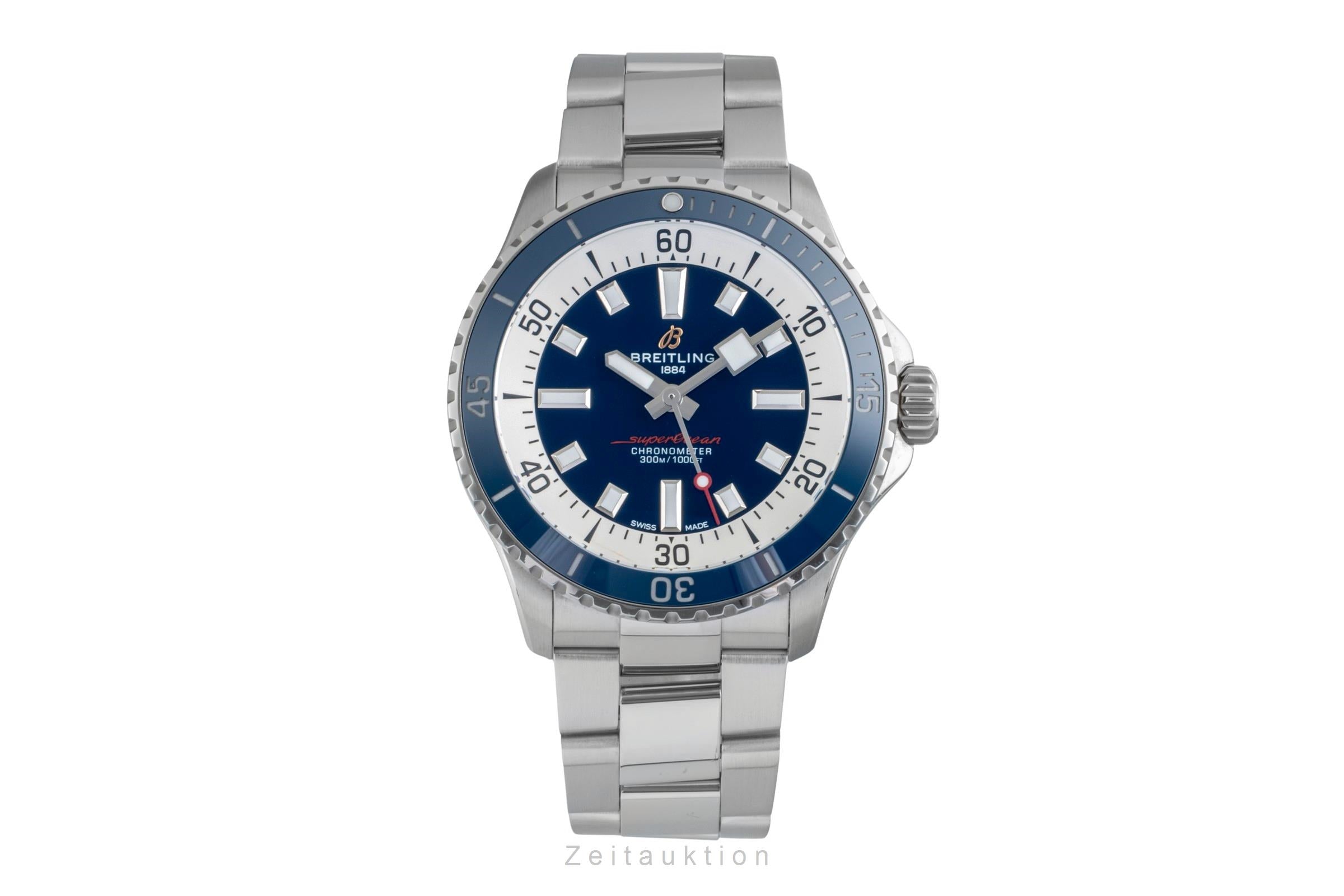 Breitling Superocean acciaio automatismo orologio da uomo A17375E71C1A1 LP: 5650EUR  [2506474]