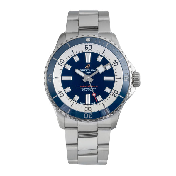 Breitling Superocean acciaio automatismo orologio da uomo A17375E71C1A1 LP: 5650EUR  [2506474]