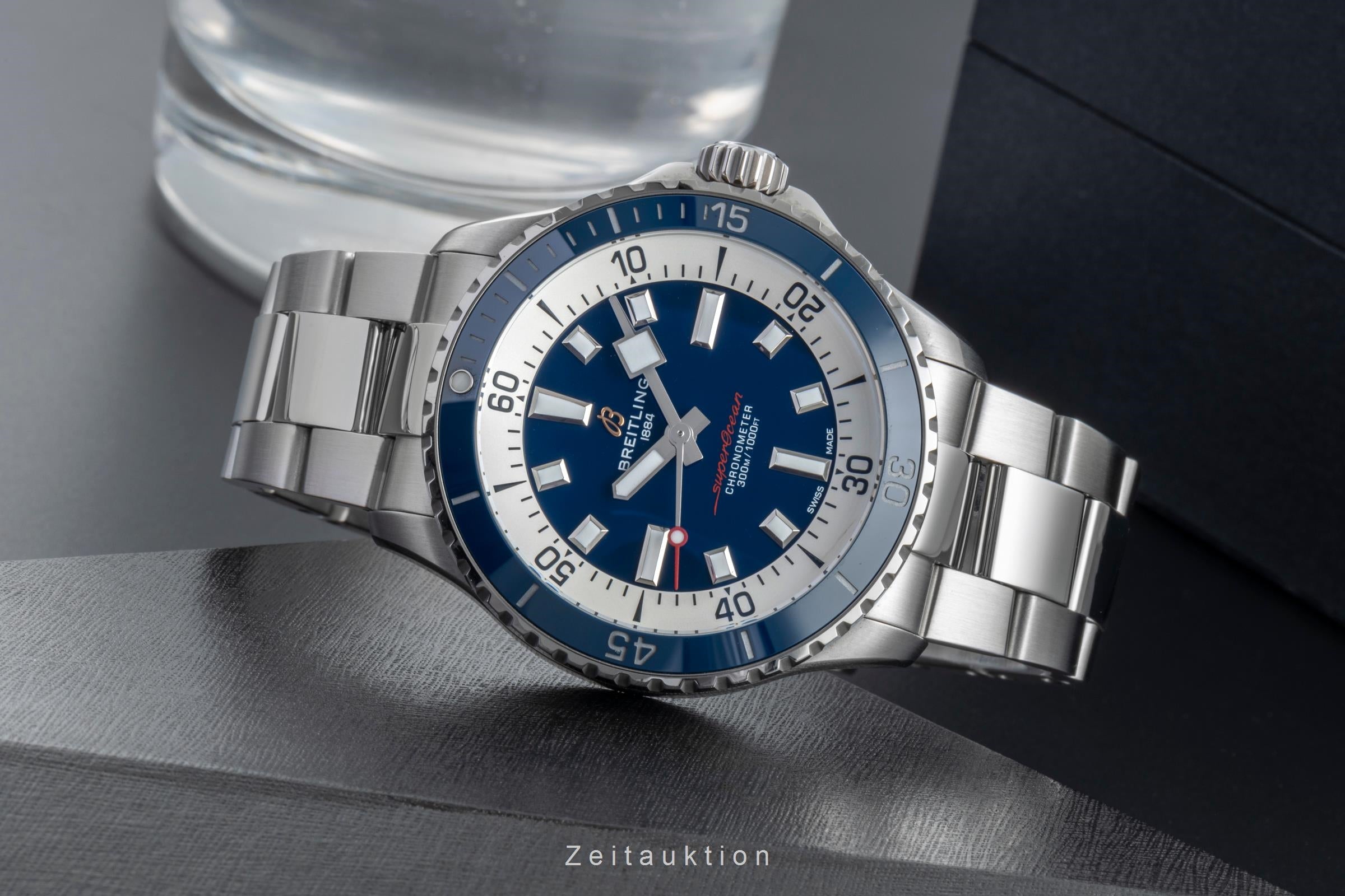 Breitling Superocean steel automatic Kal. B17 Ref. A17375E71C1A1