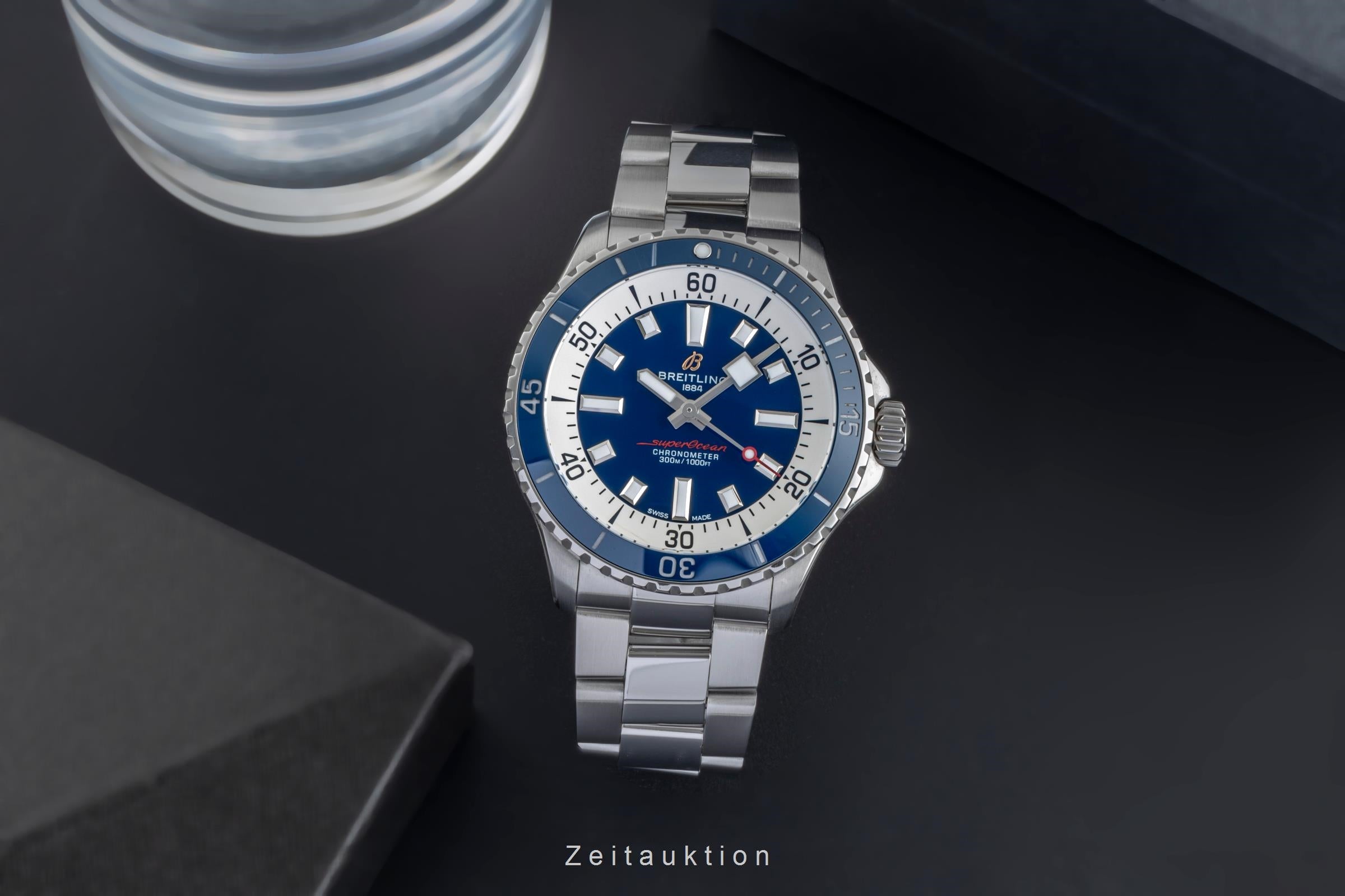 Breitling Superocean acciaio automatismo orologio da uomo A17375E71C1A1 LP: 5650EUR  [2506474]