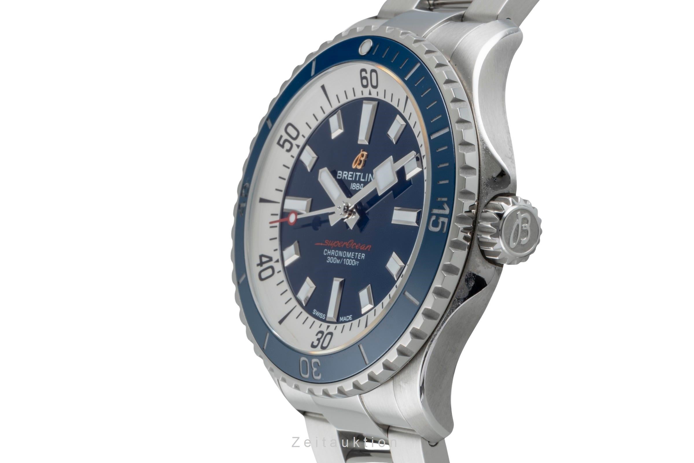 Breitling Superocean acciaio automatismo orologio da uomo A17375E71C1A1 LP: 5650EUR  [2506474]