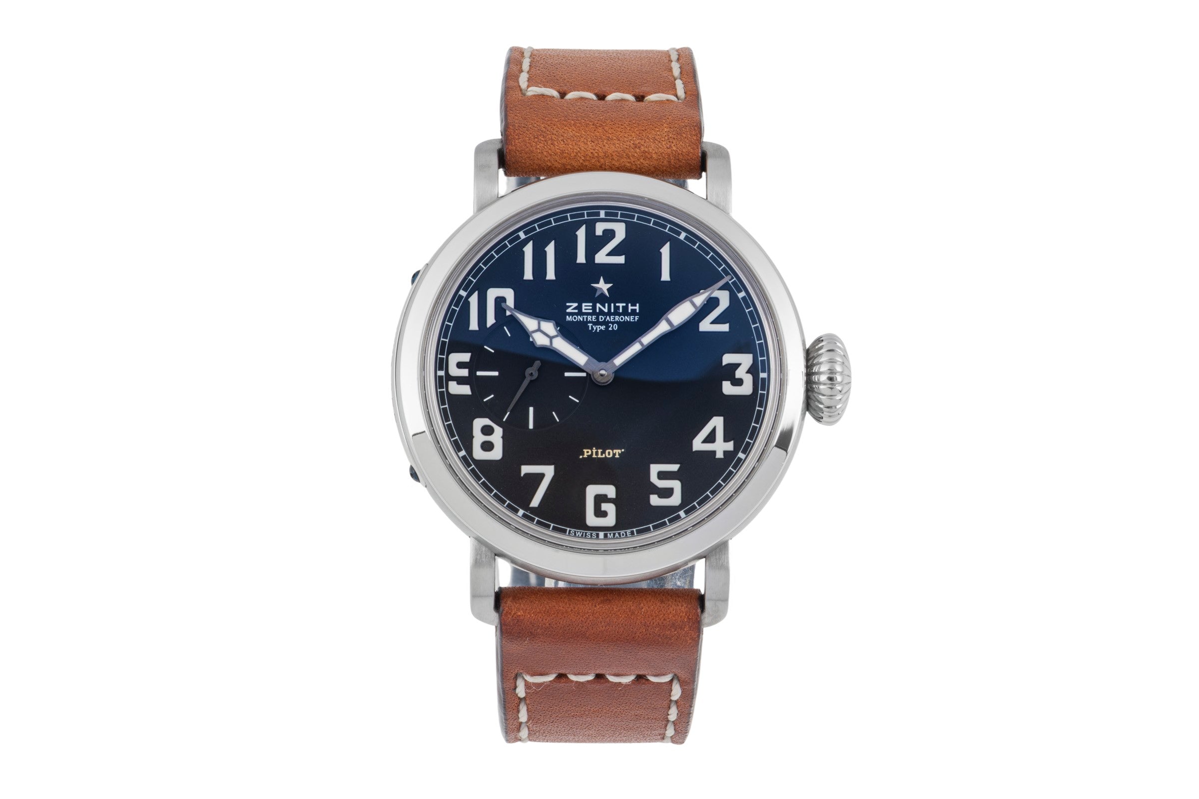 Zenith Pilot acier automatique montre pour hommes 03.1930.681/21.C723 LP: 8300EUR  [2506476]