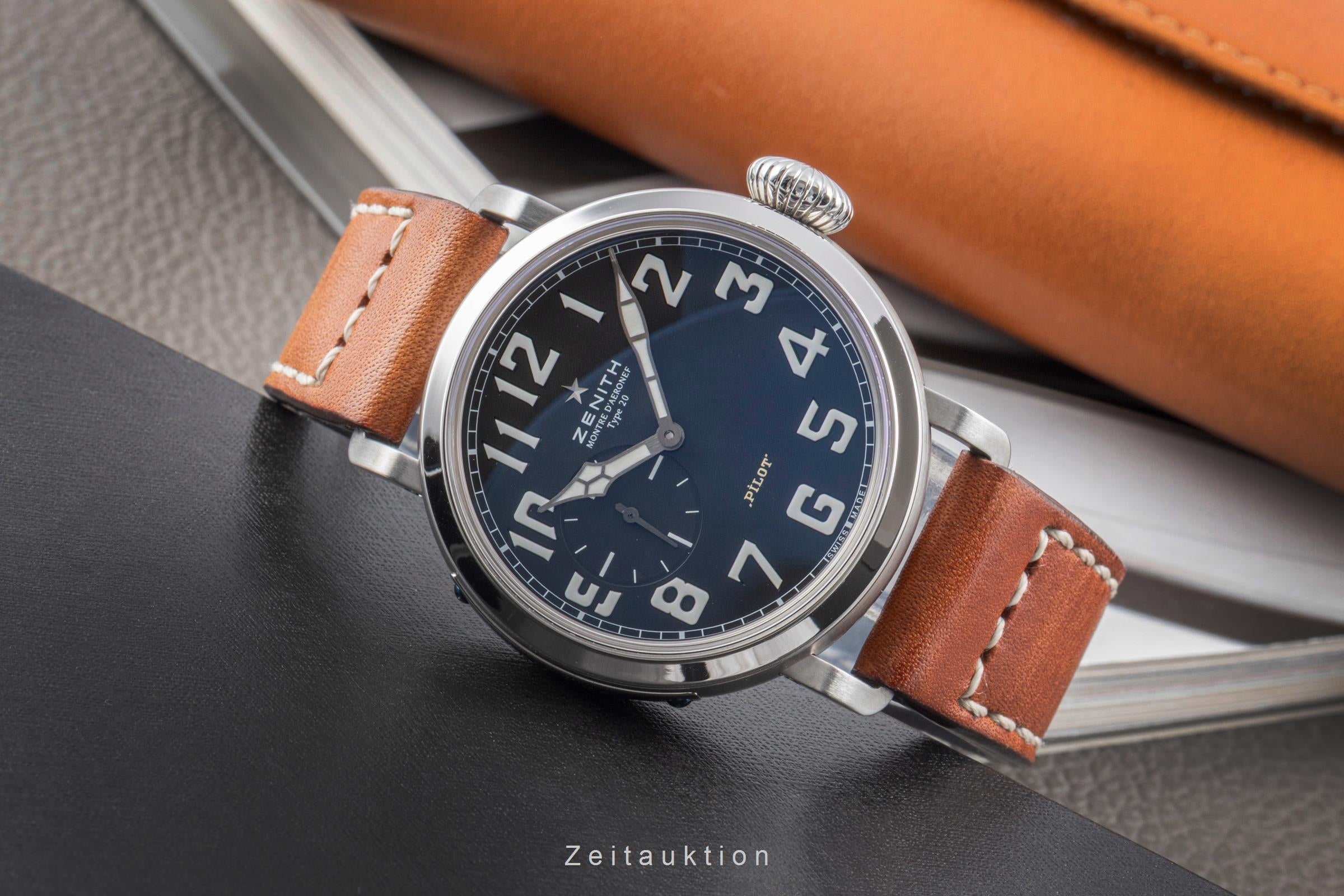 Zenith Pilot acier automatique montre pour hommes 03.1930.681/21.C723 LP: 8300EUR  [2506476]