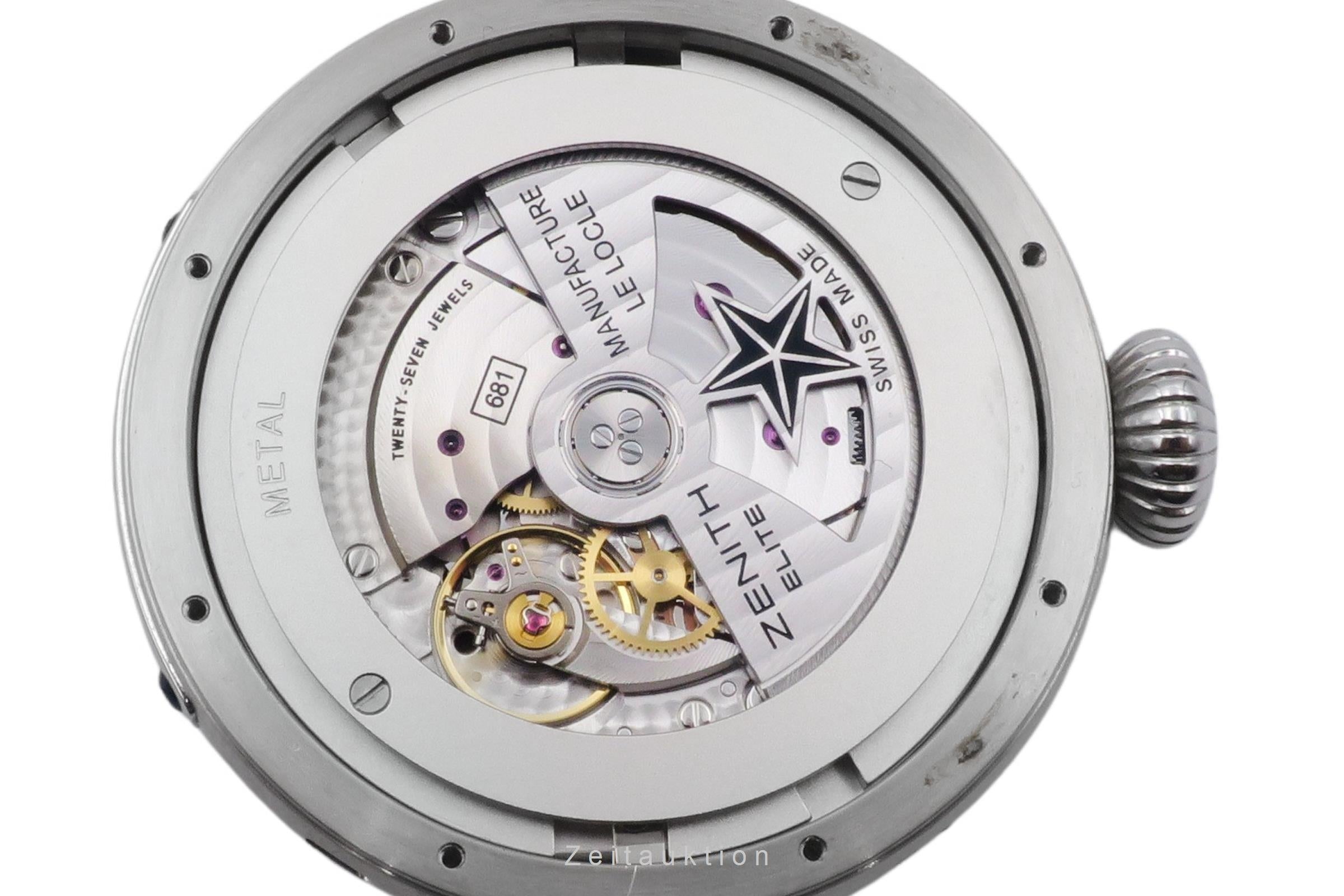 1305と7731 Zenith Pilot steel automatic Kal. 681 Ref. 03.1930.681/21.C723