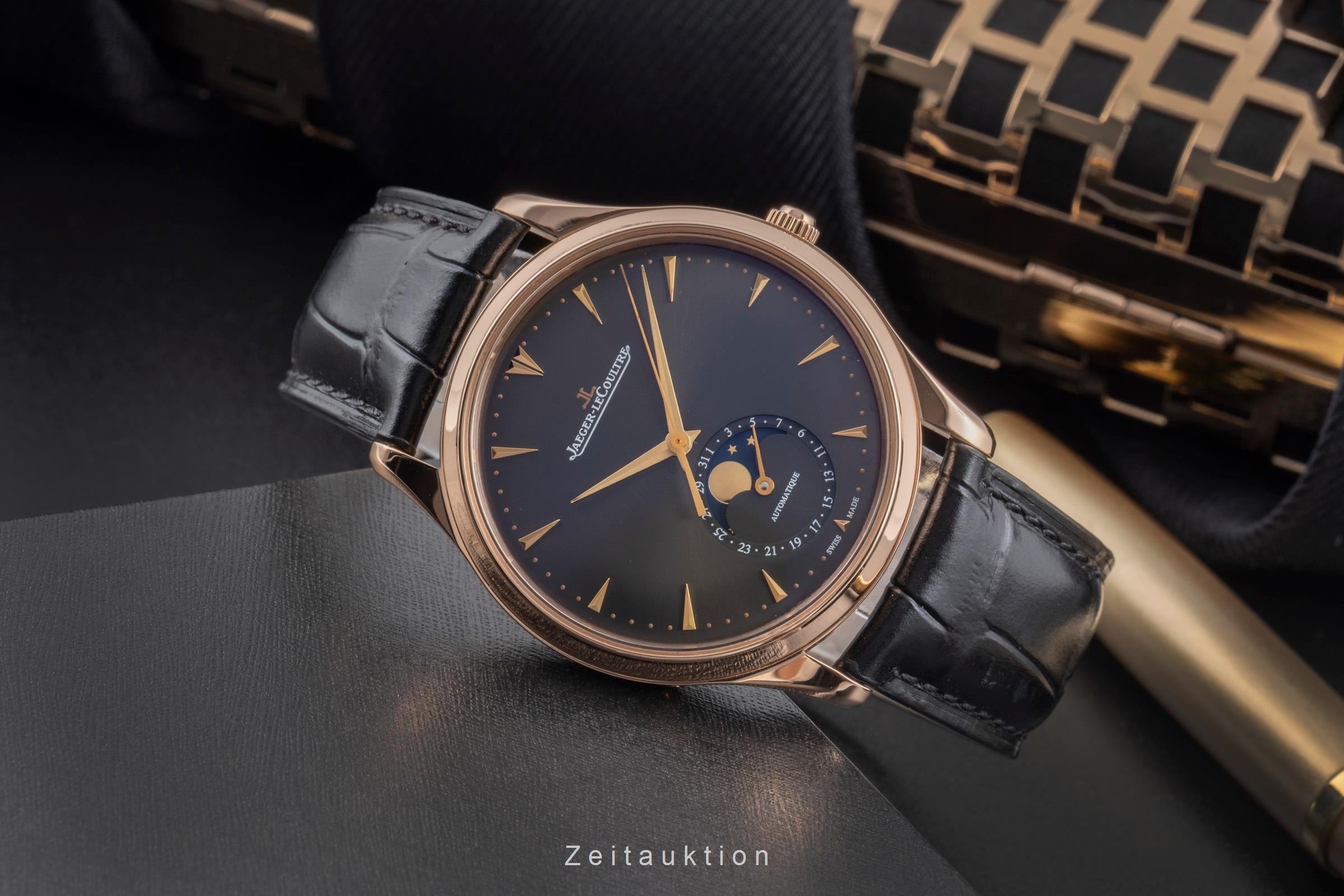 Jaeger LeCoultre Master Ultra Thin oro 18 ct automatismo orologio da uomo Q136255J  ,176.2.64.S  [2506480]