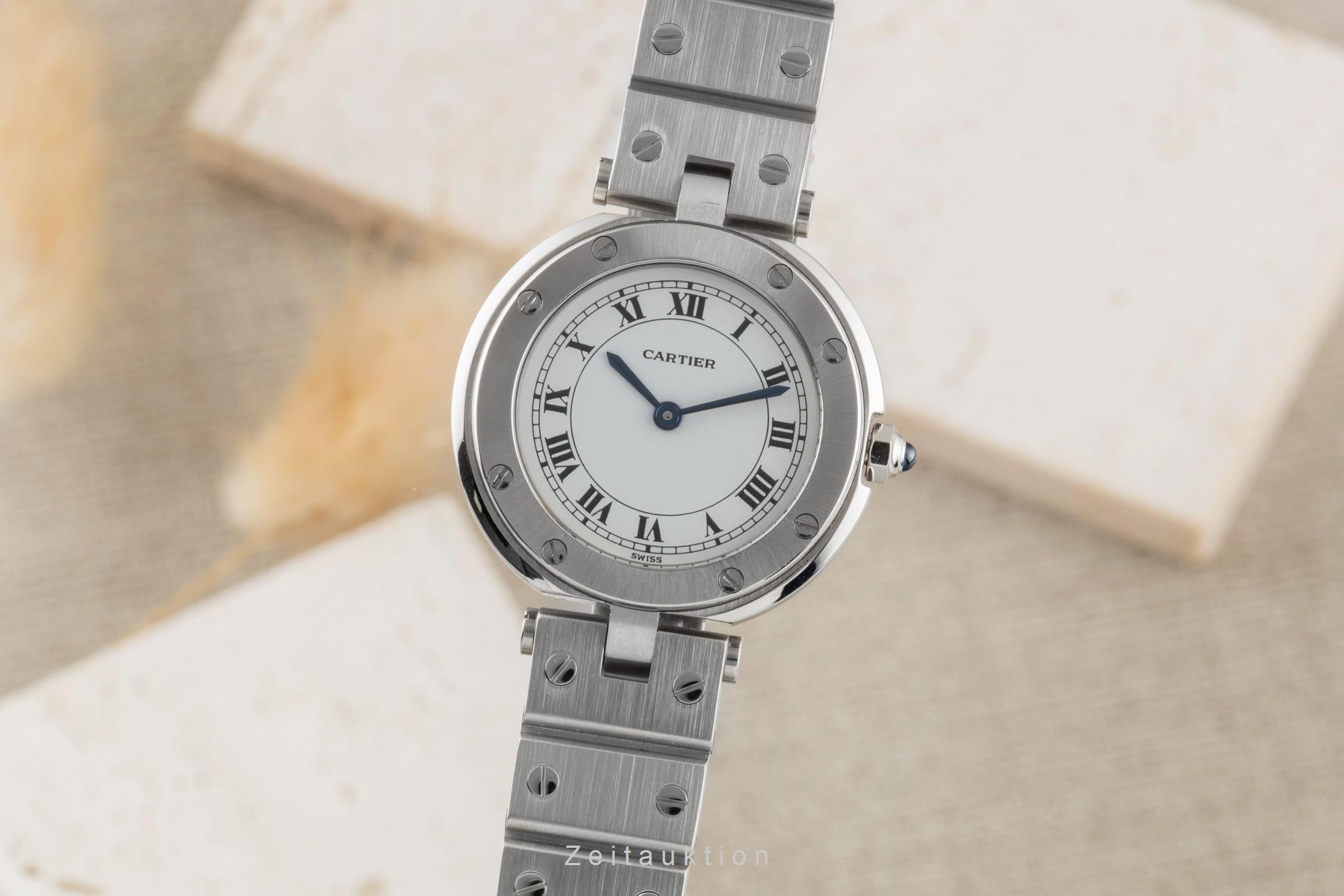 Cartier Santos Ronde steel quartz women's watch 81924  [2506481]