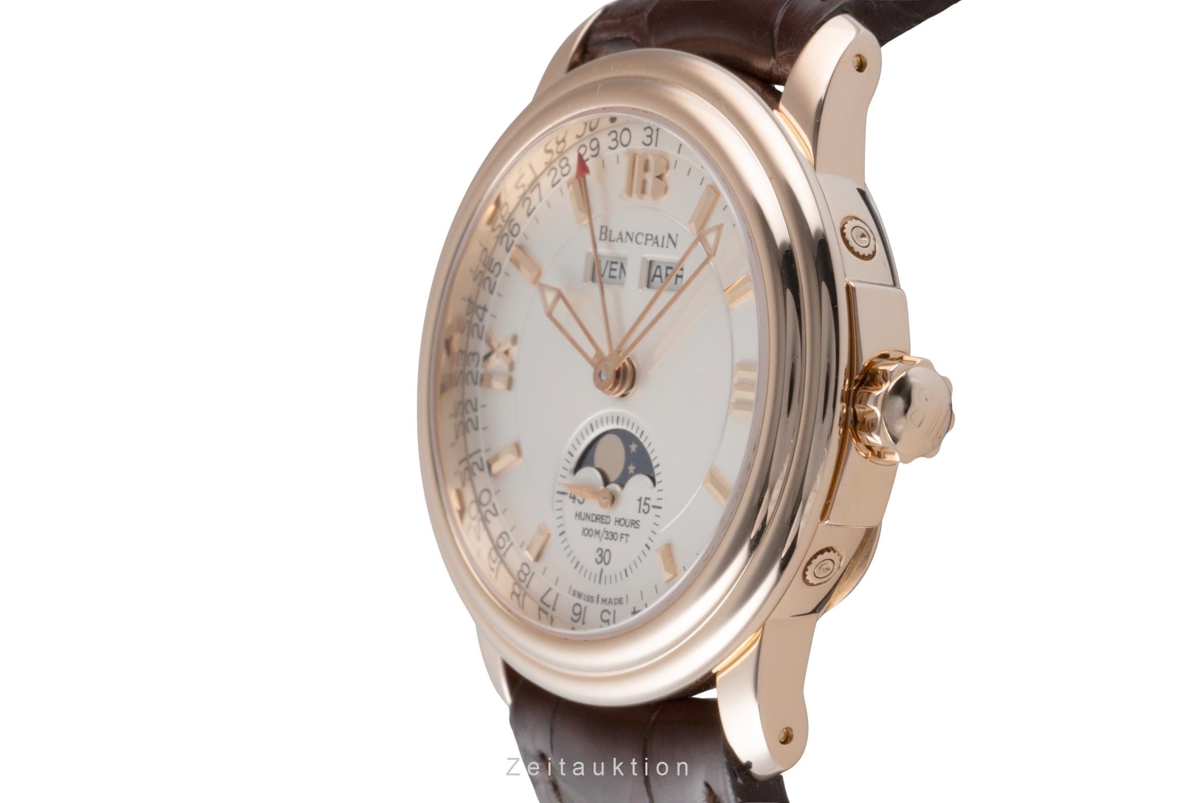Blancpain Leman 18 ct red gold automatic Kal. 6763 Ref. 3563-3642