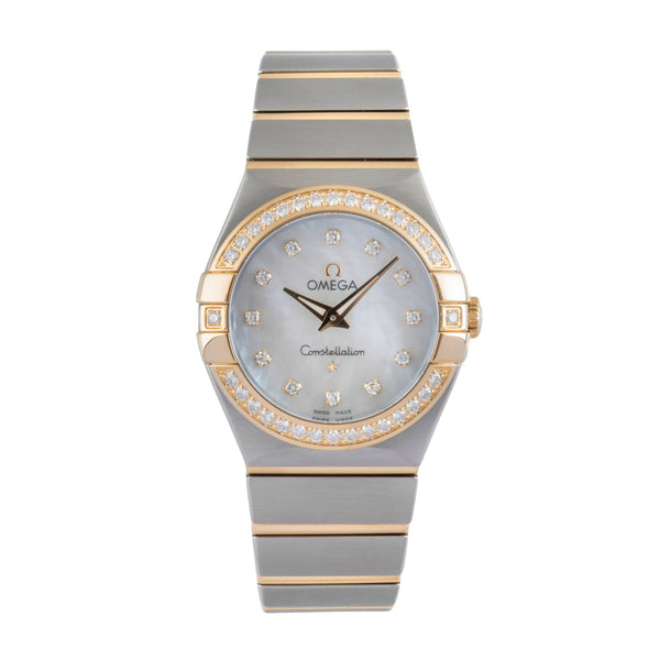 Omega Constellation Stahl / Gold Quarz MOP Ref. 123.25.27.60.55.003 895.1011  [2506486]