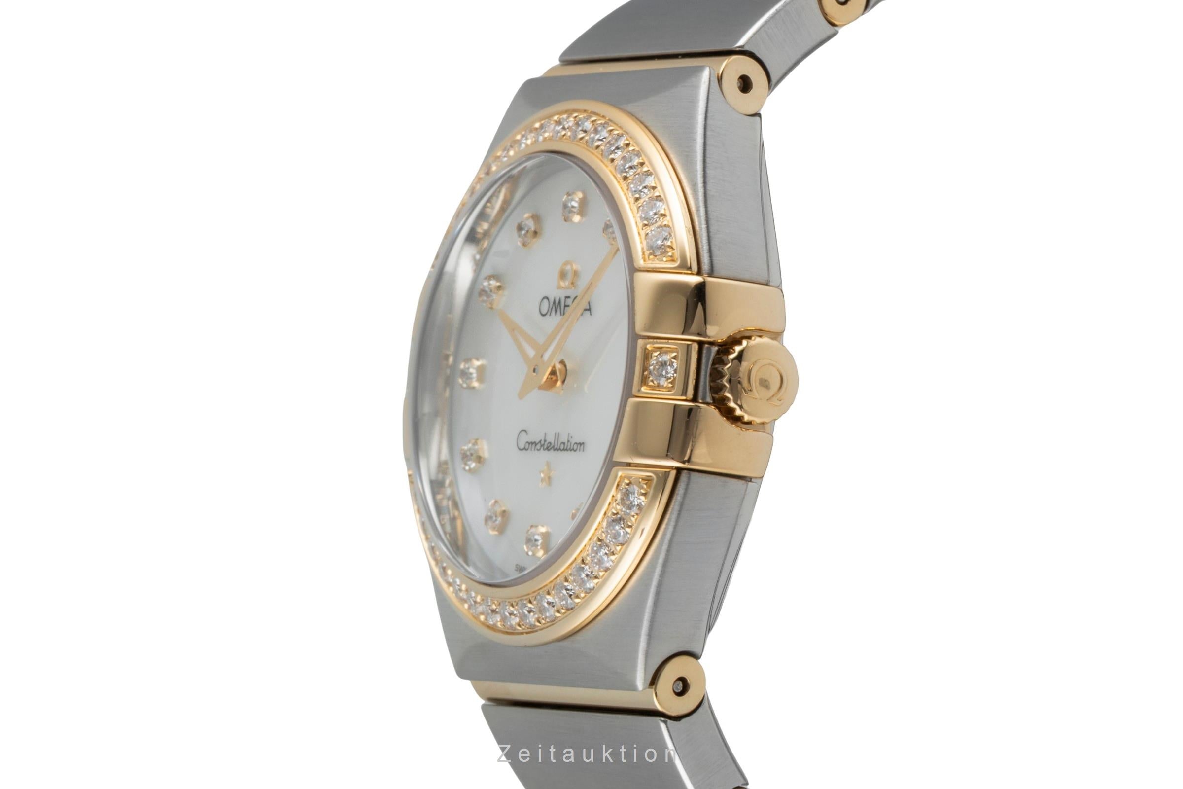 Omega Constellation Stahl / Gold Quarz MOP Ref. 123.25.27.60.55.003 895.1011  [2506486]