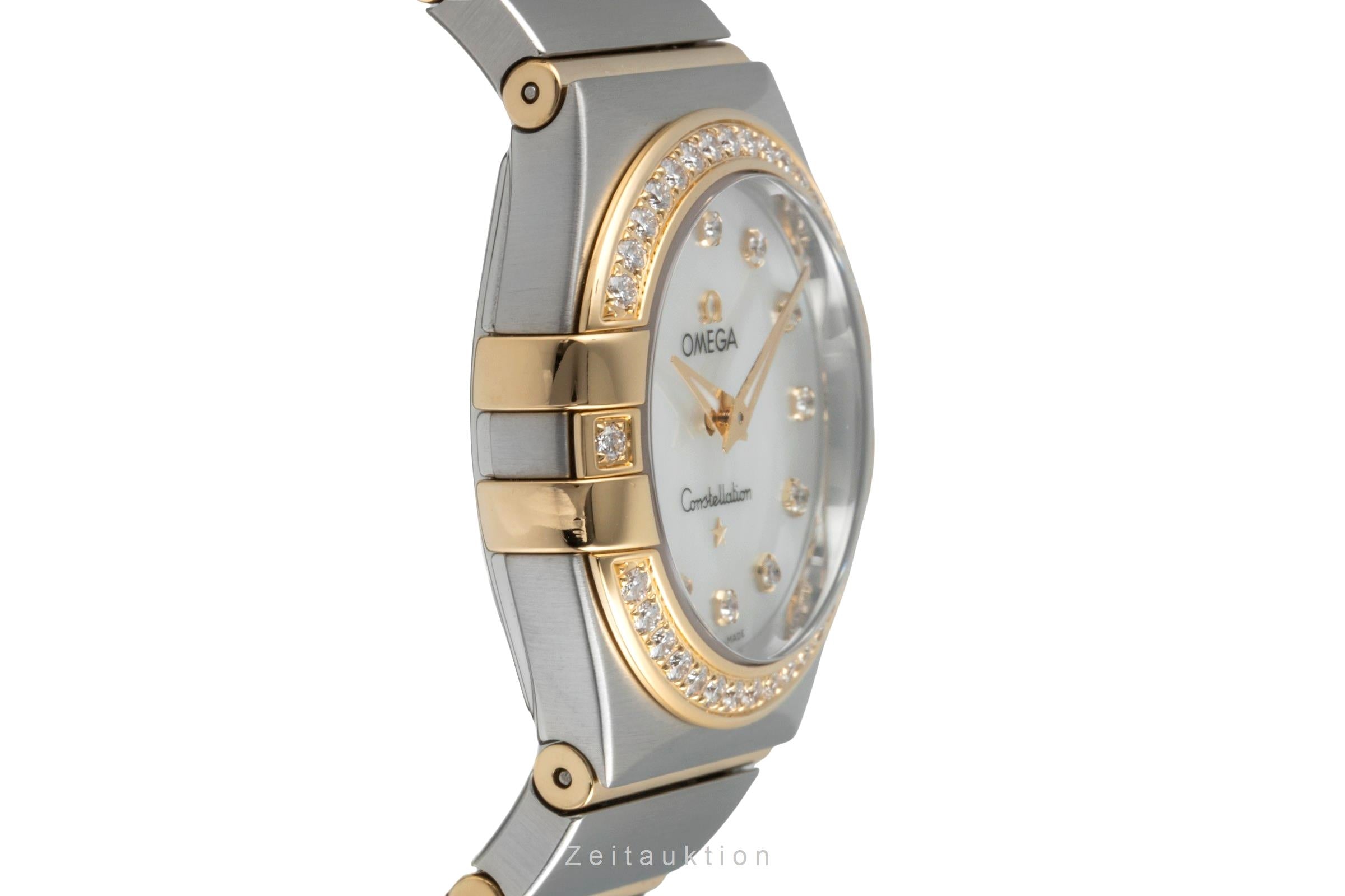 Omega Constellation Stahl / Gold Quarz MOP Ref. 123.25.27.60.55.003 895.1011  [2506486]