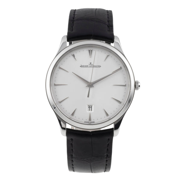 Jaeger LeCoultre Master Ultra Thin acero automático reloj para caballeros Q1288420 / 174.8.37.S  [2506487]