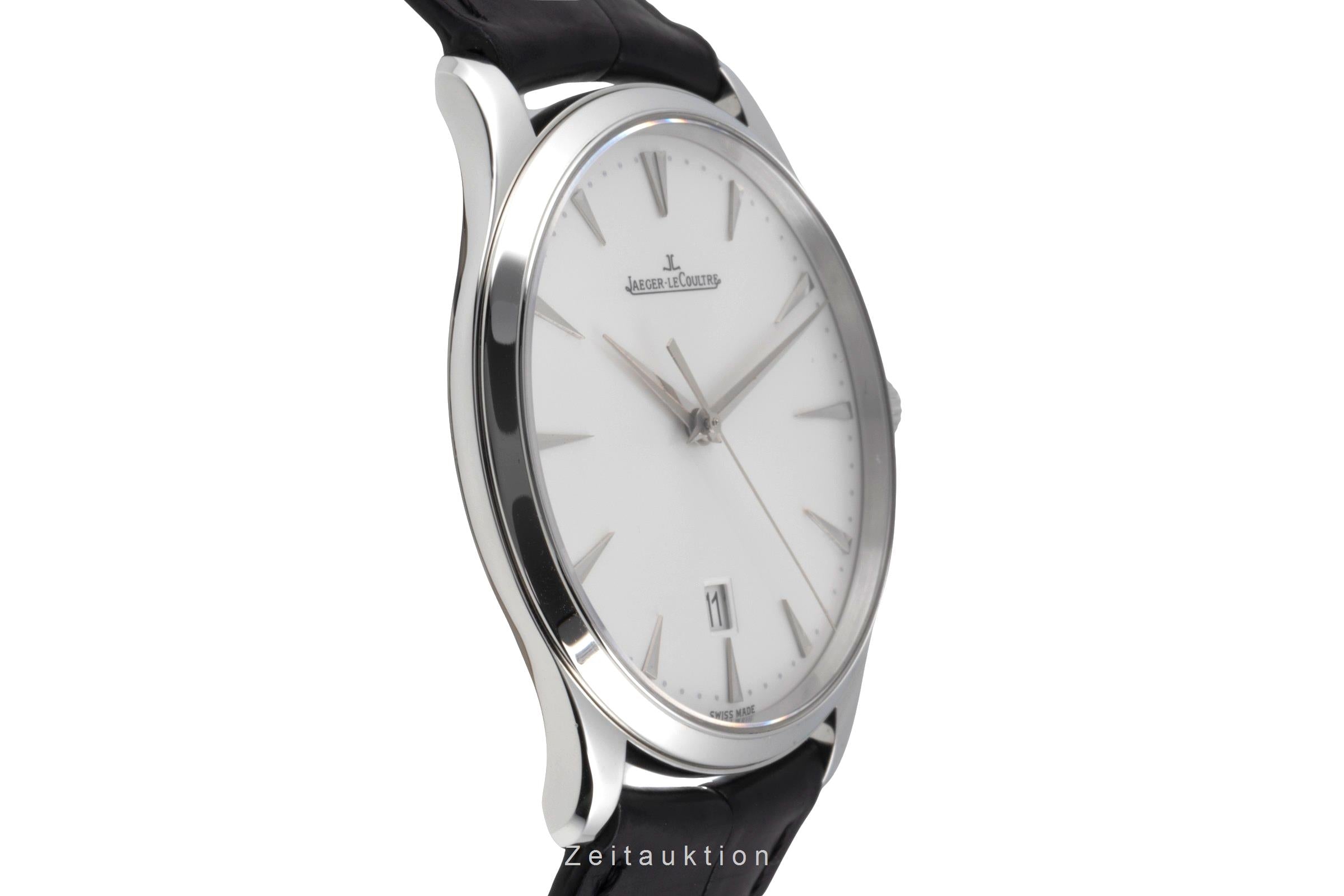 Jaeger LeCoultre Master Ultra Thin acero automático reloj para caballeros Q1288420 / 174.8.37.S  [2506487]
