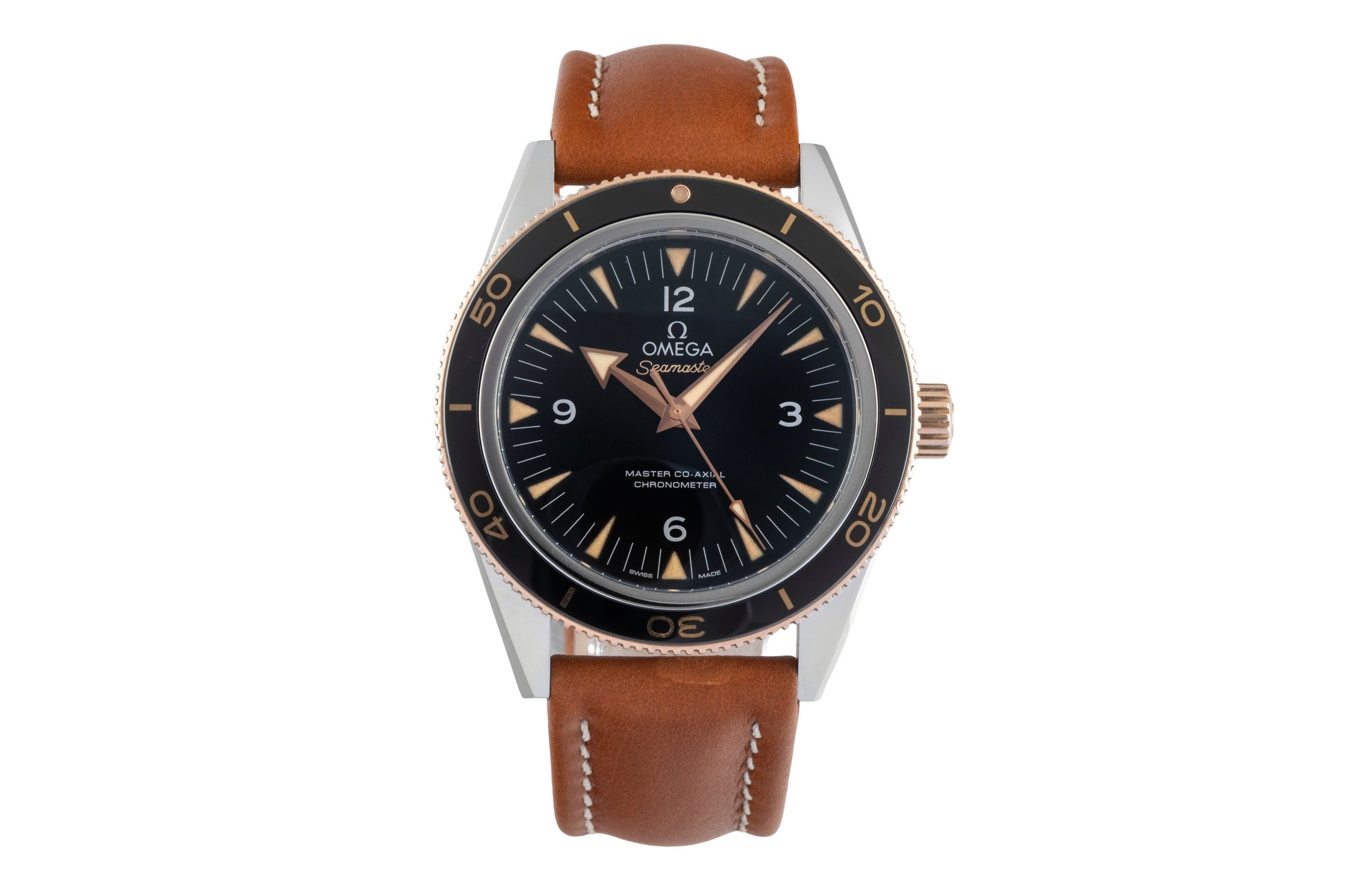 Omega Seamaster steel / gold automatic men's watch 233.22.41.21.01.002  [2506491]