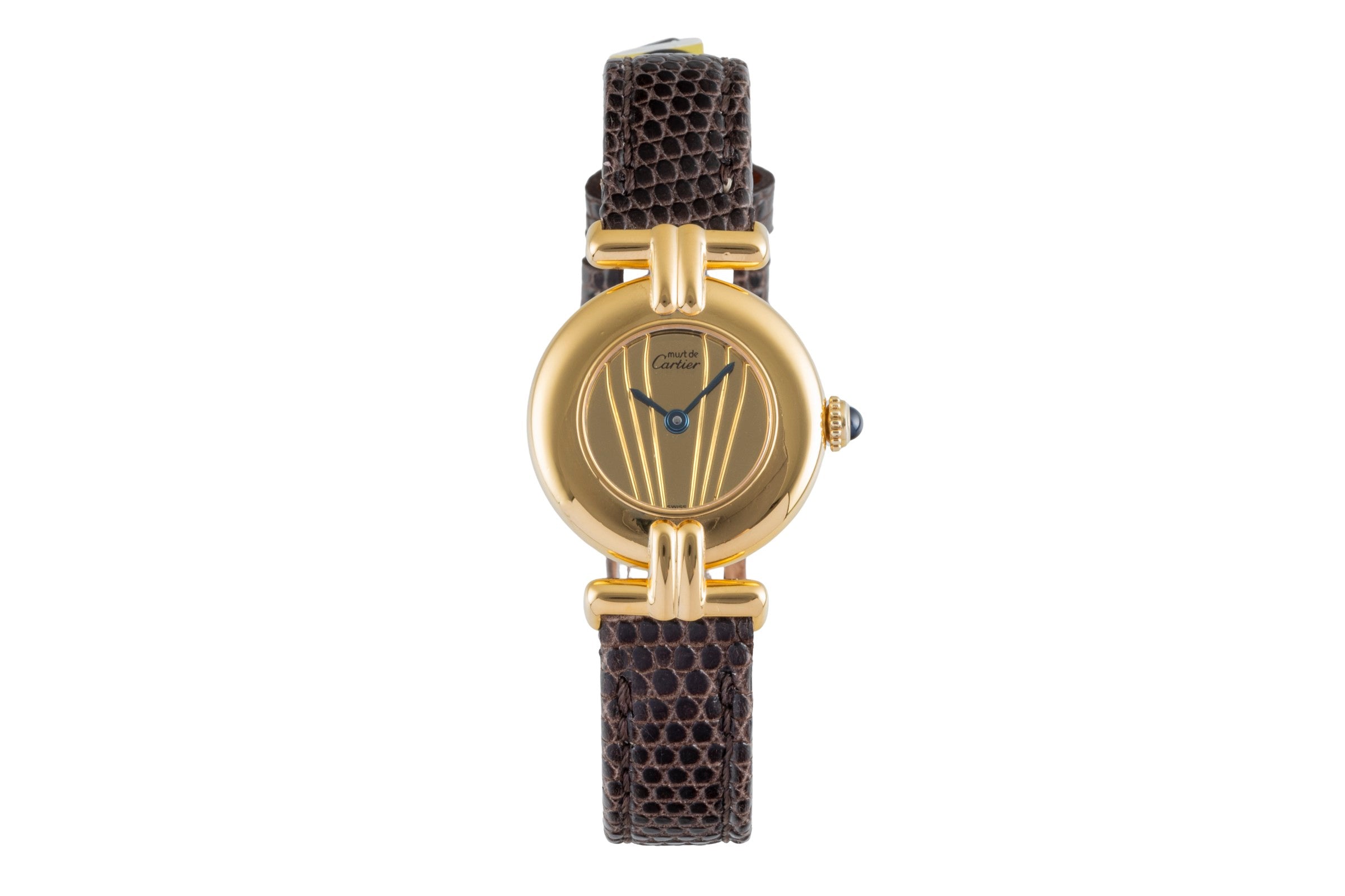 Cartier Vermeil argento dorato quarzo orologio da donna 590002  [2506493]