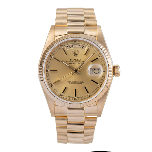 Rolex Day-Date 18 ct gold automatic men's watch 18038  [2506494]