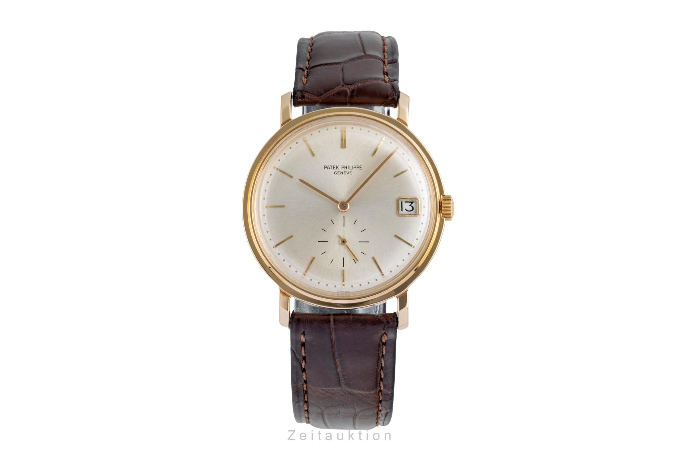 Patek Philippe Calatrava oro de 18 quilates automático reloj para caballeros 3445 Vintage  [2506495]