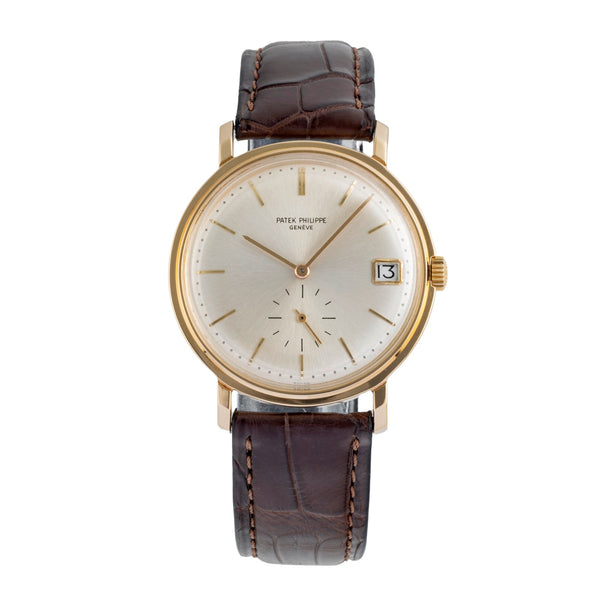 Patek Philippe Calatrava oro de 18 quilates automático reloj para caballeros 3445 Vintage  [2506495]