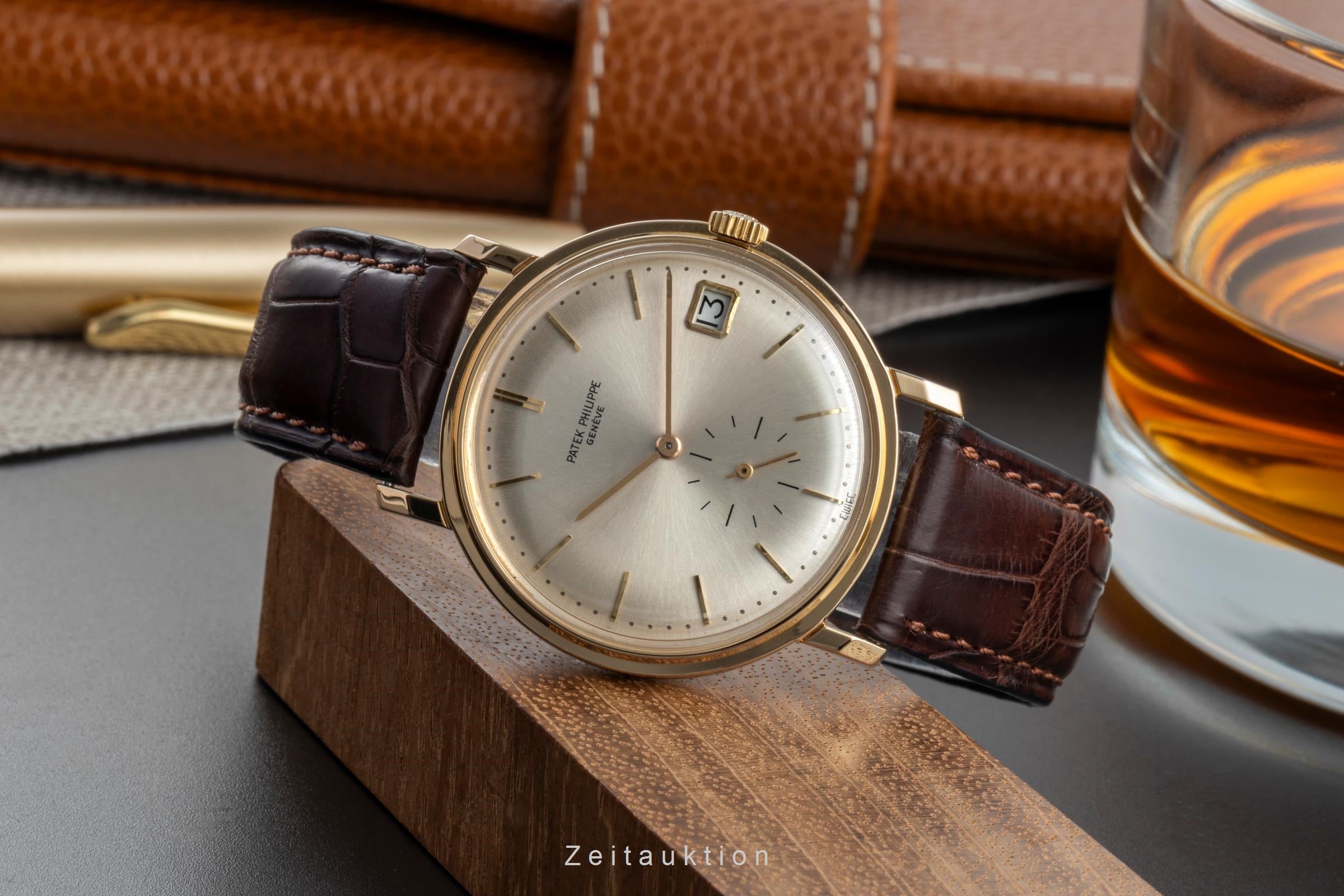 Patek Philippe Calatrava oro de 18 quilates automático reloj para caballeros 3445 Vintage  [2506495]