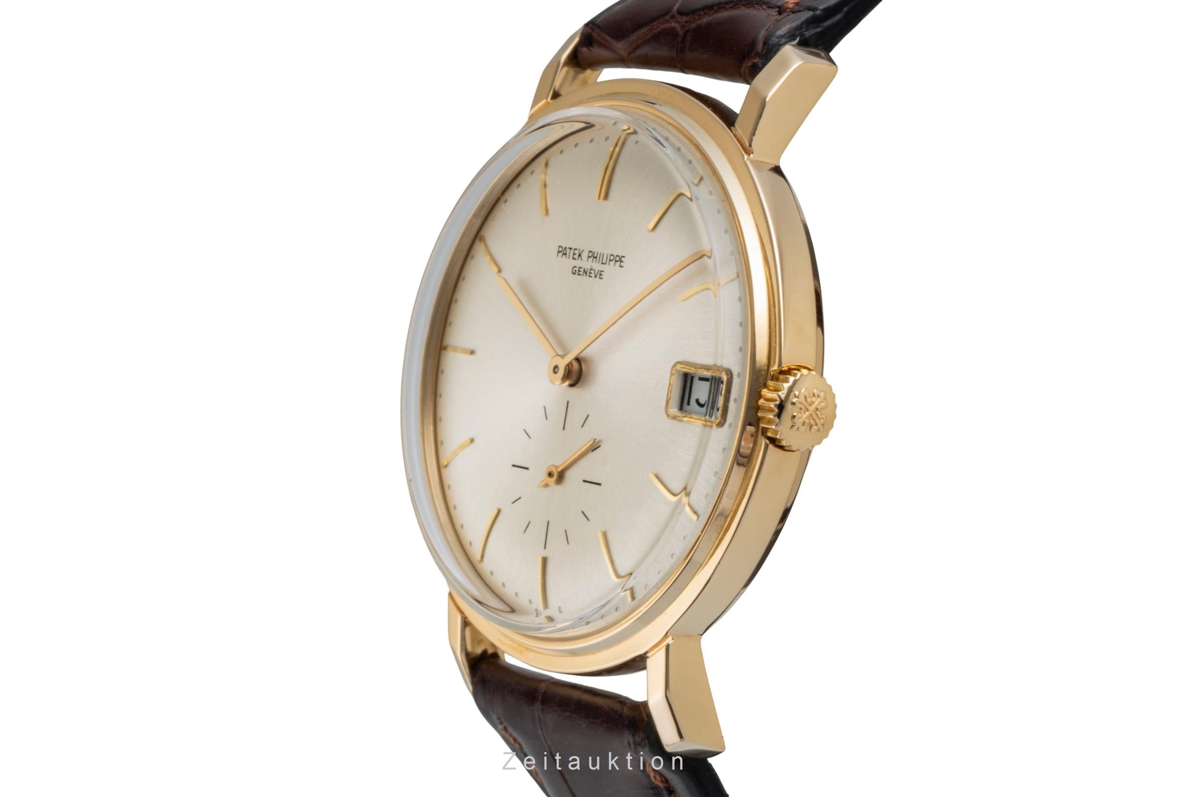 Patek Philippe Calatrava oro de 18 quilates automático reloj para caballeros 3445 Vintage  [2506495]