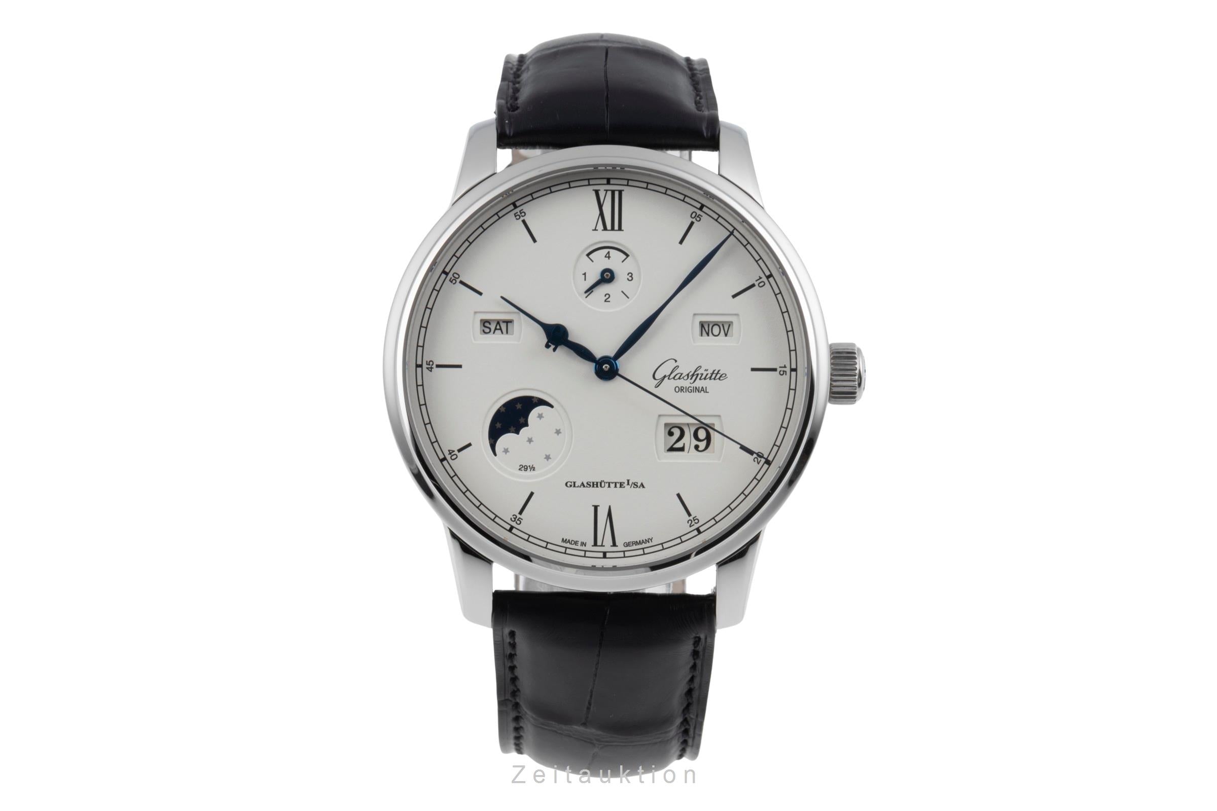 Glashütte Senator steel automatic men's watch 1-36-02-01-02-30 LP: 22500EUR  [2506496]