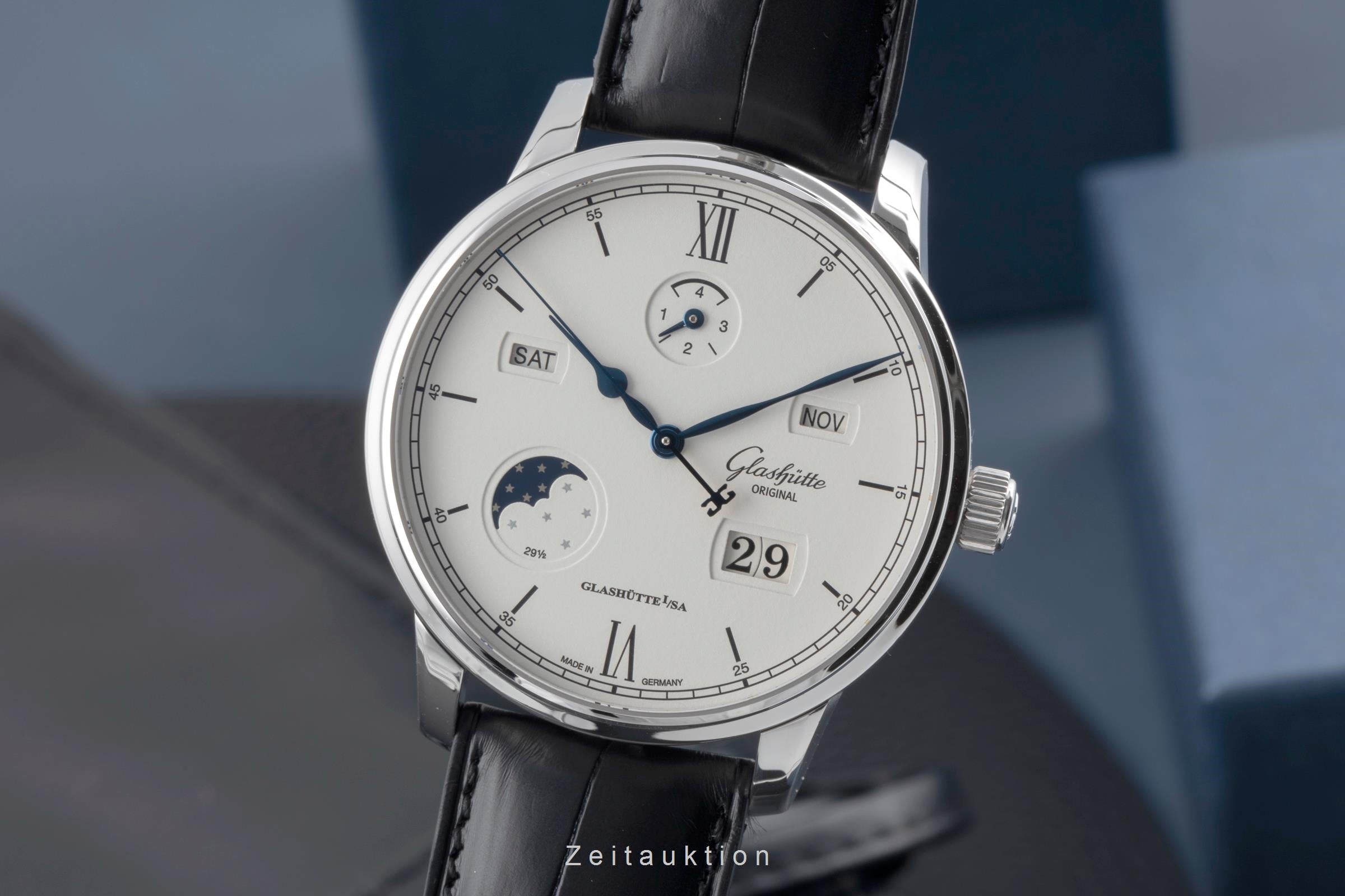 Glashütte Senator acier automatique montre pour hommes 1-36-02-01-02-30 LP: 22500EUR  [2506496]