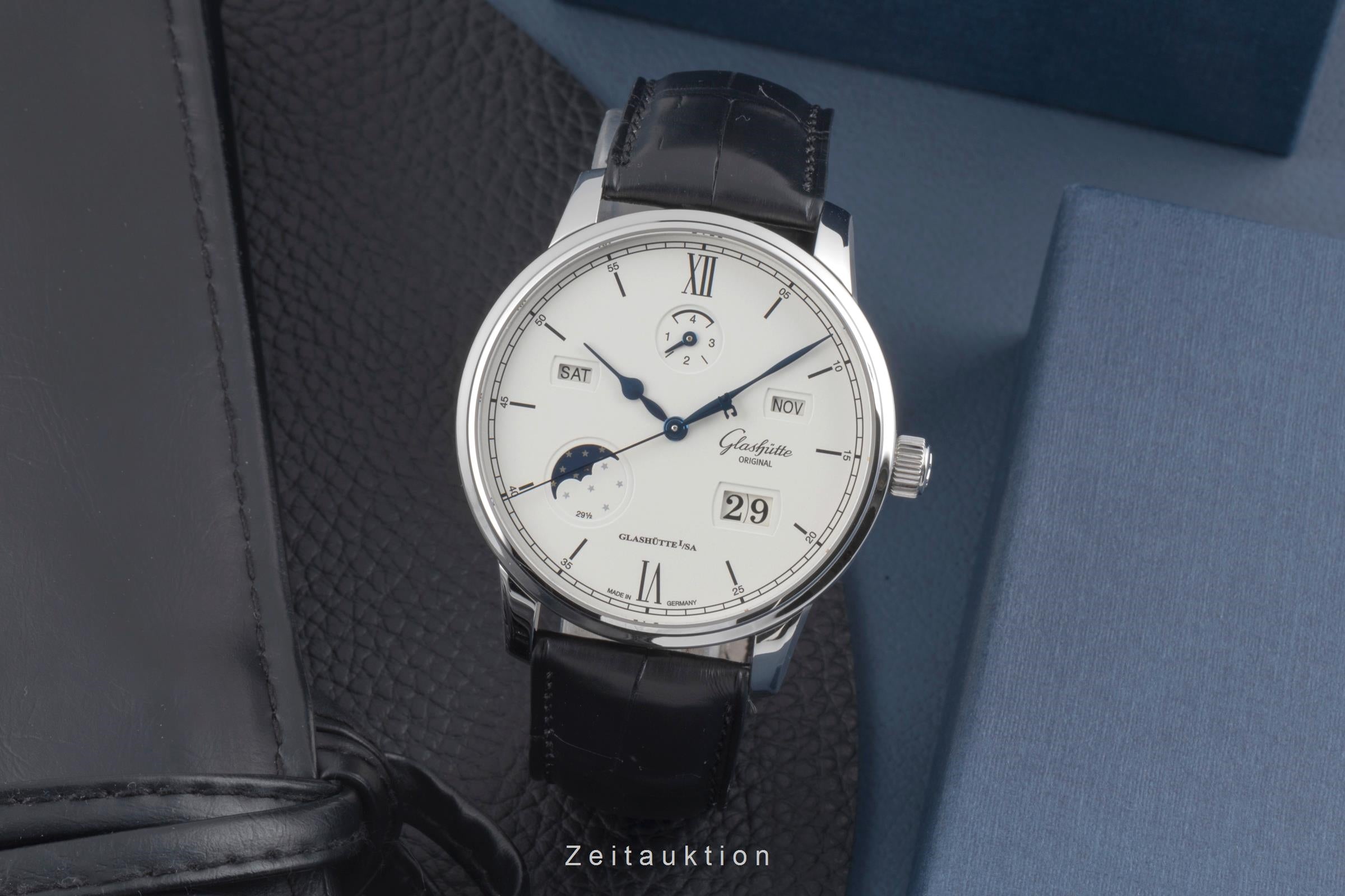 Glashütte Senator steel automatic men's watch 1-36-02-01-02-30 LP: 22500EUR  [2506496]