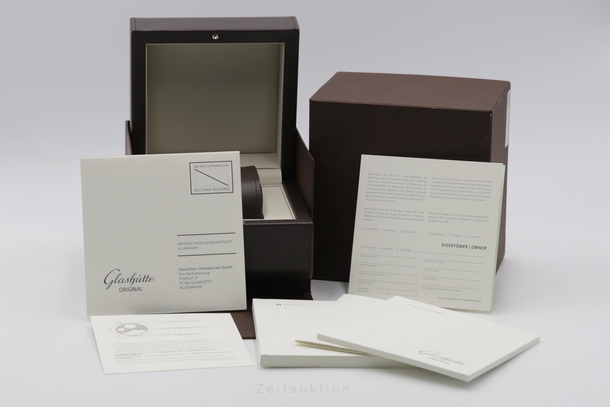 Glashütte Senator steel automatic men's watch 1-36-02-01-02-30 LP: 22500EUR  [2506496]