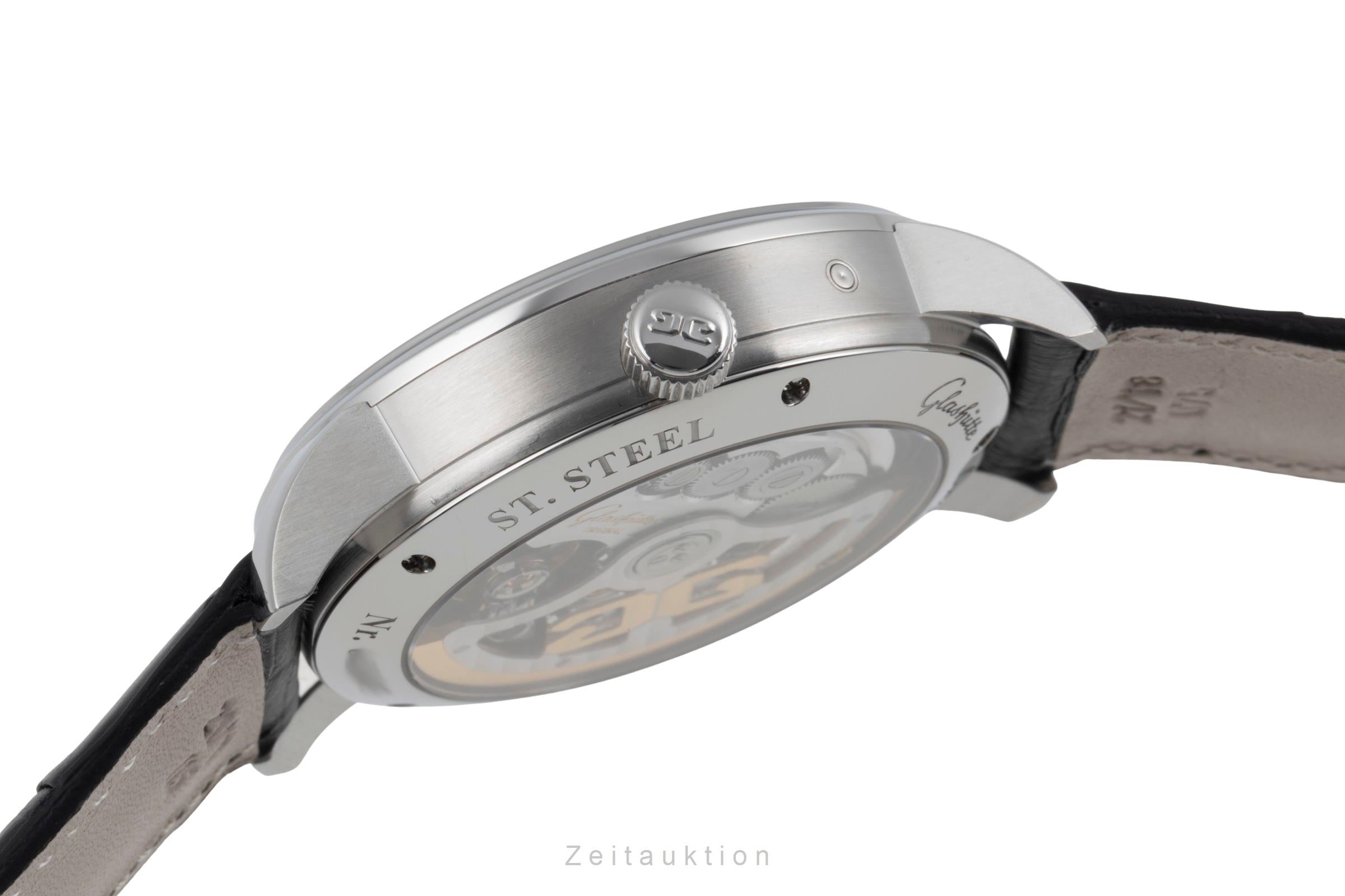 Glashütte Senator steel automatic men's watch 1-36-02-01-02-30 LP: 22500EUR  [2506496]