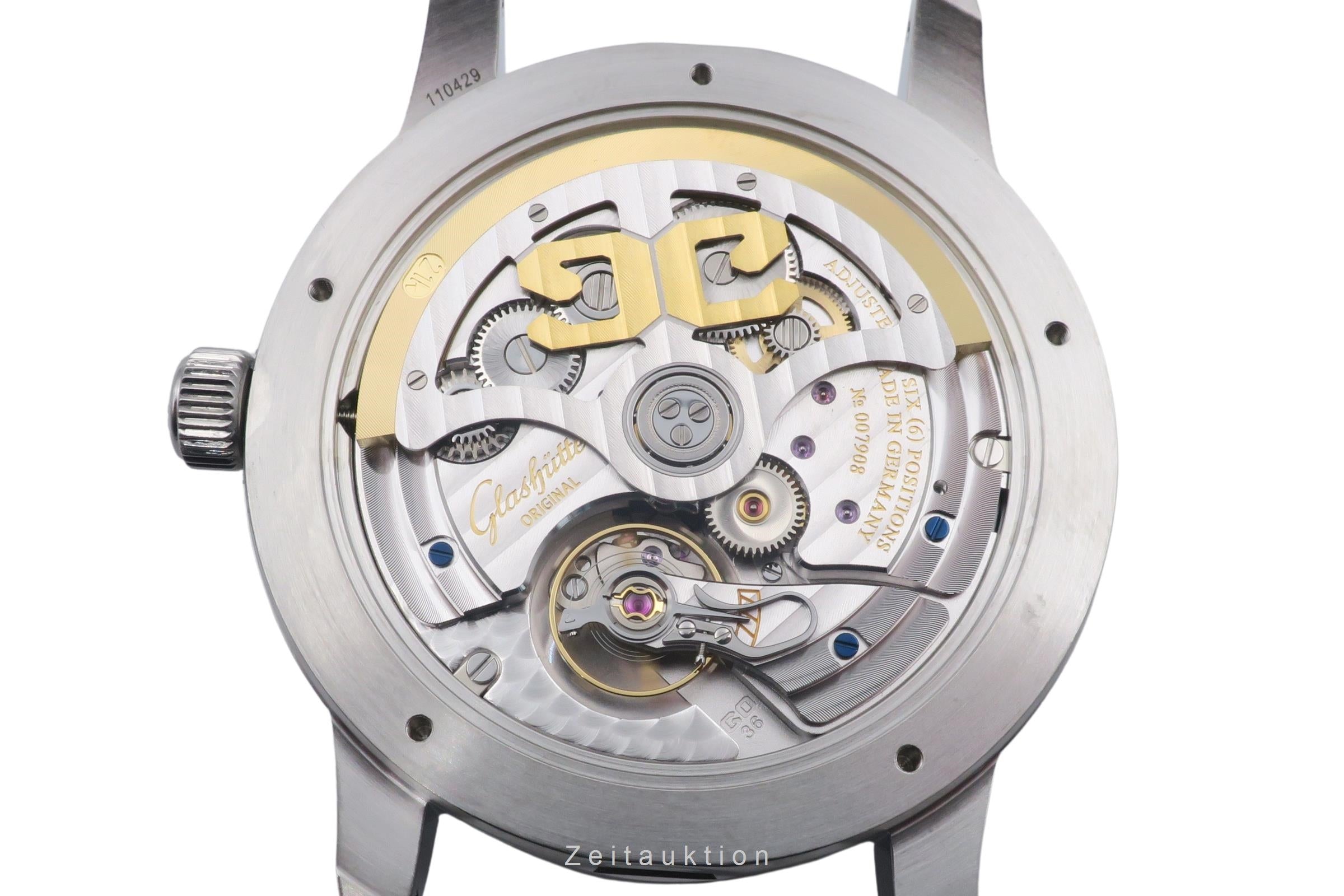 Glashütte Senator steel automatic men's watch 1-36-02-01-02-30 LP: 22500EUR  [2506496]