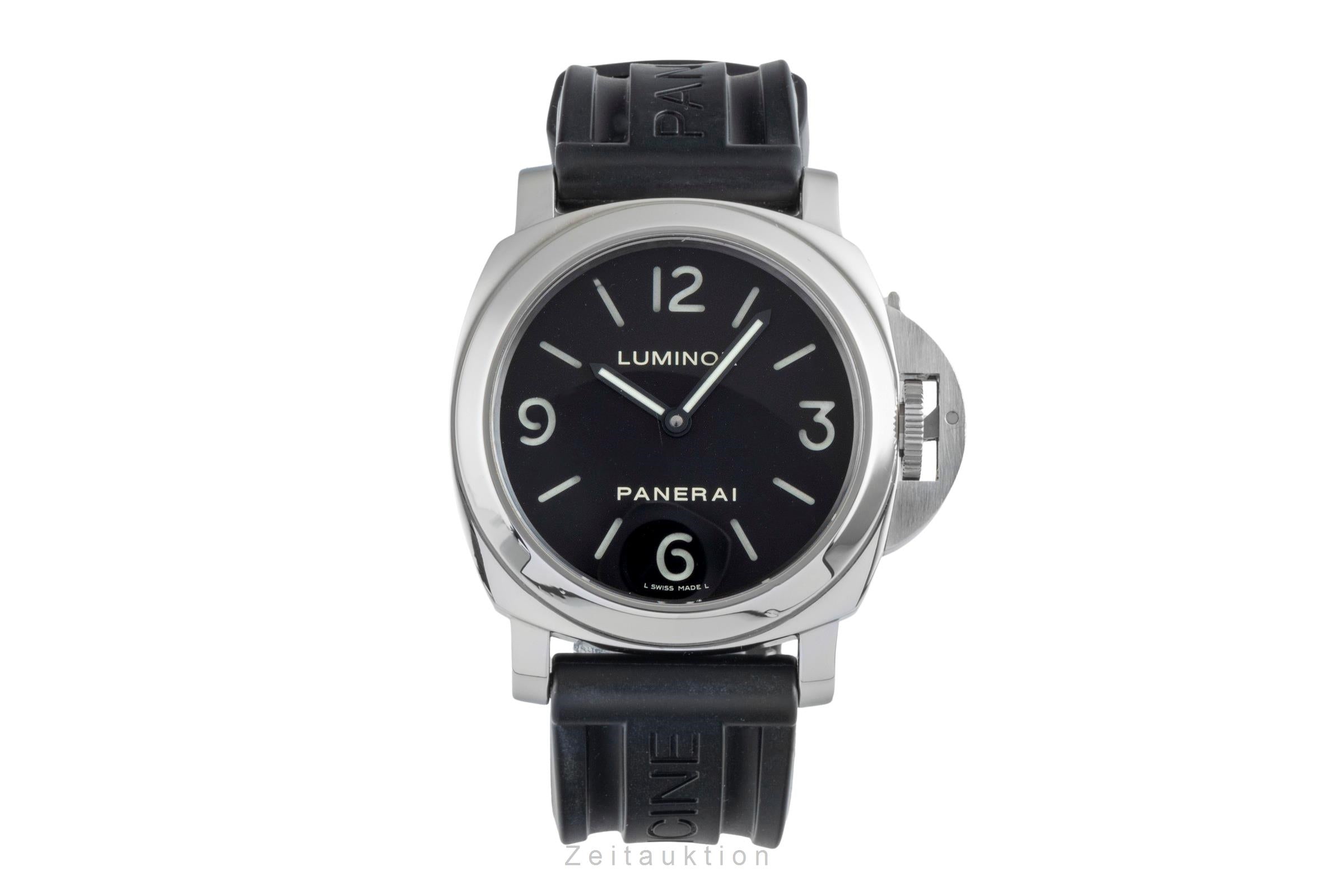 Panerai Luminor  acero cuerda manual reloj para caballeros PAM00112 LP: 5700EUR  [2506499]