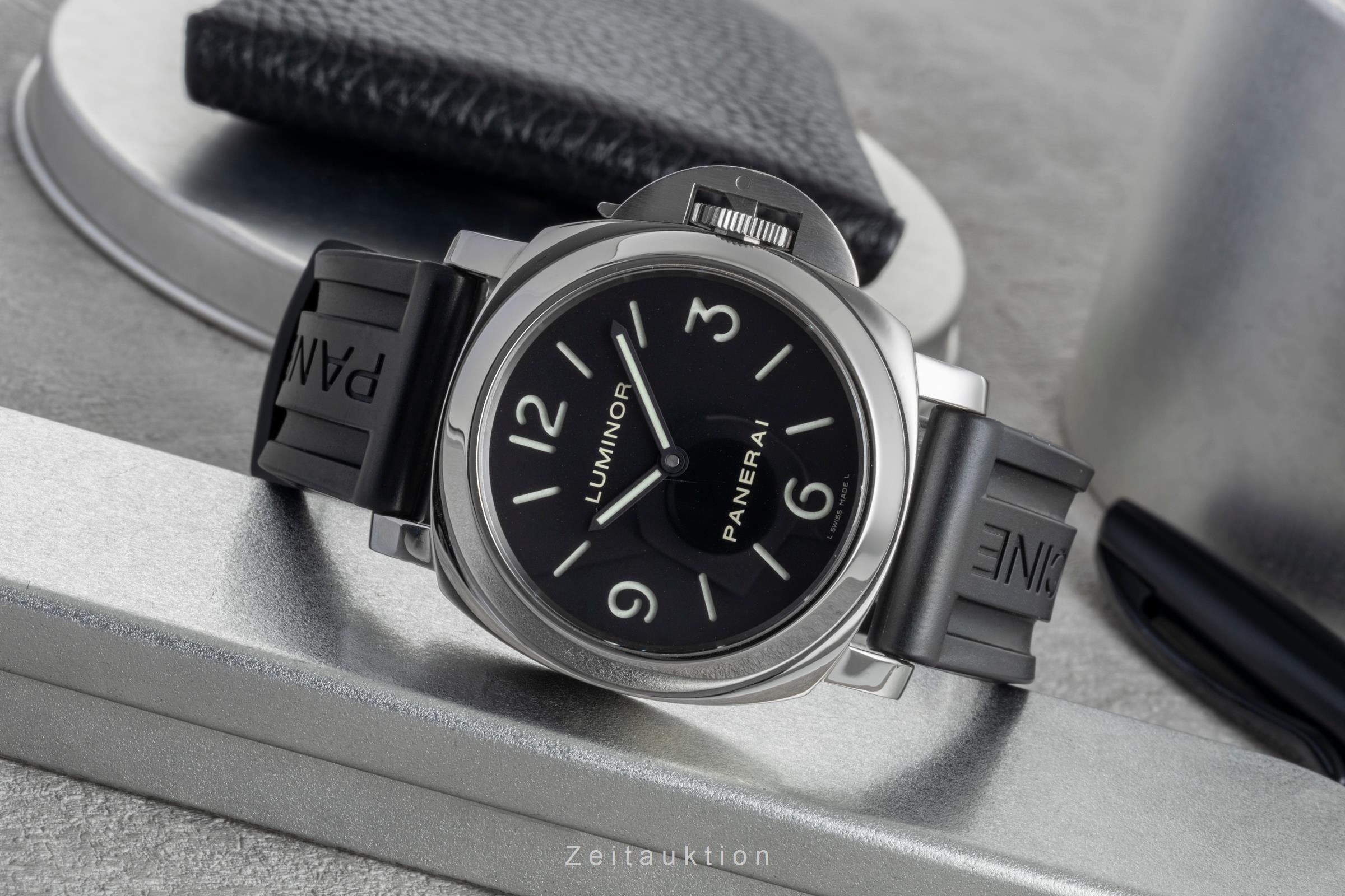 Panerai Luminor  acero cuerda manual reloj para caballeros PAM00112 LP: 5700EUR  [2506499]