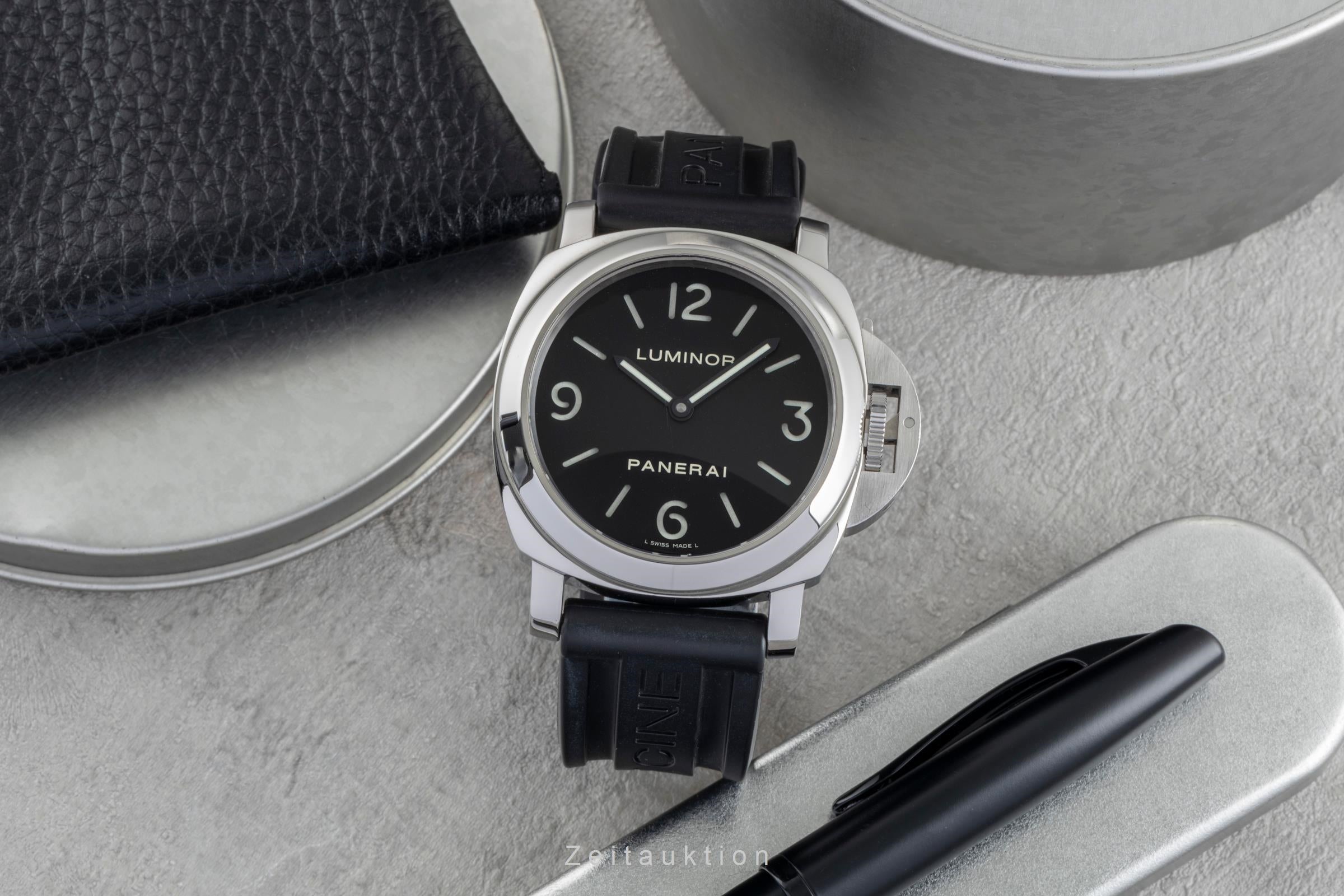Panerai Luminor  acero cuerda manual reloj para caballeros PAM00112 LP: 5700EUR  [2506499]
