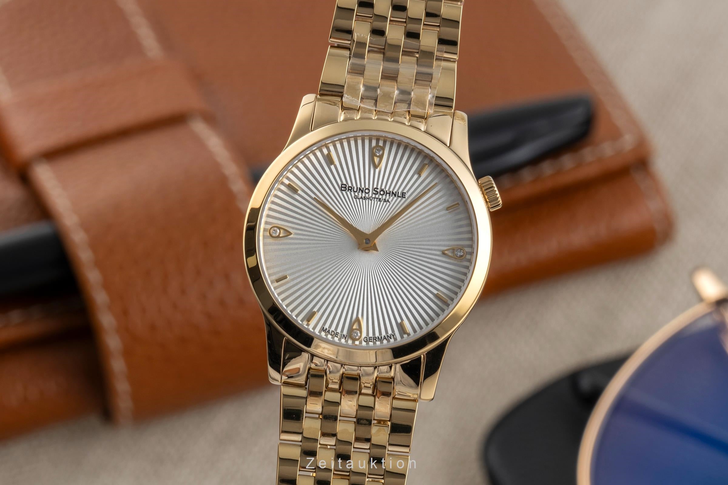 Bruno Söhnle Glashütte Bologna IV acier / doré quartz montre pour femmes 17-33231-240  [2506501]