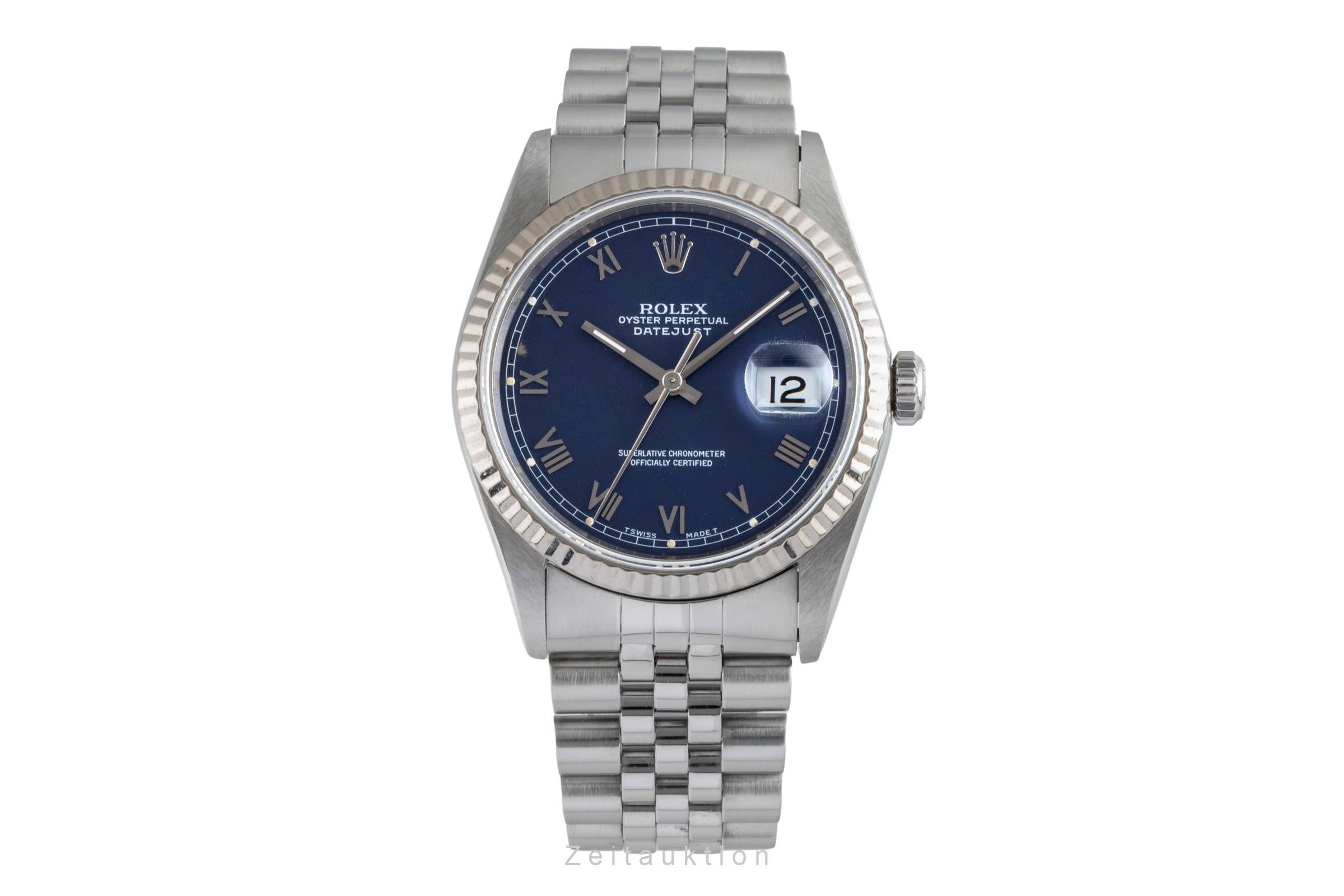 Rolex Datejust acero / oro blanco automático reloj para caballeros 16234  [2506505]