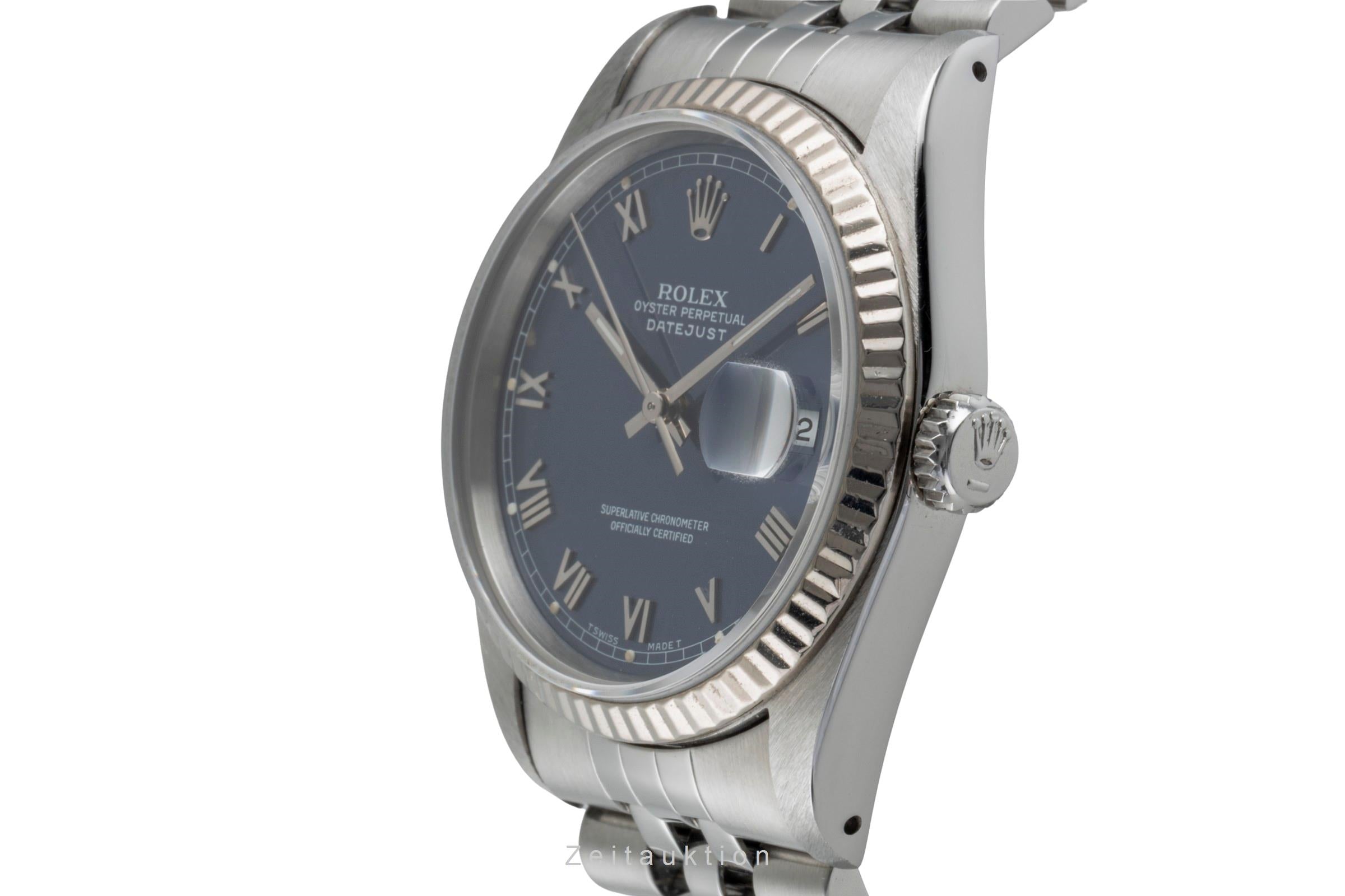 Rolex Datejust steel / white gold automatic Kal. 3135 Ref. 16234