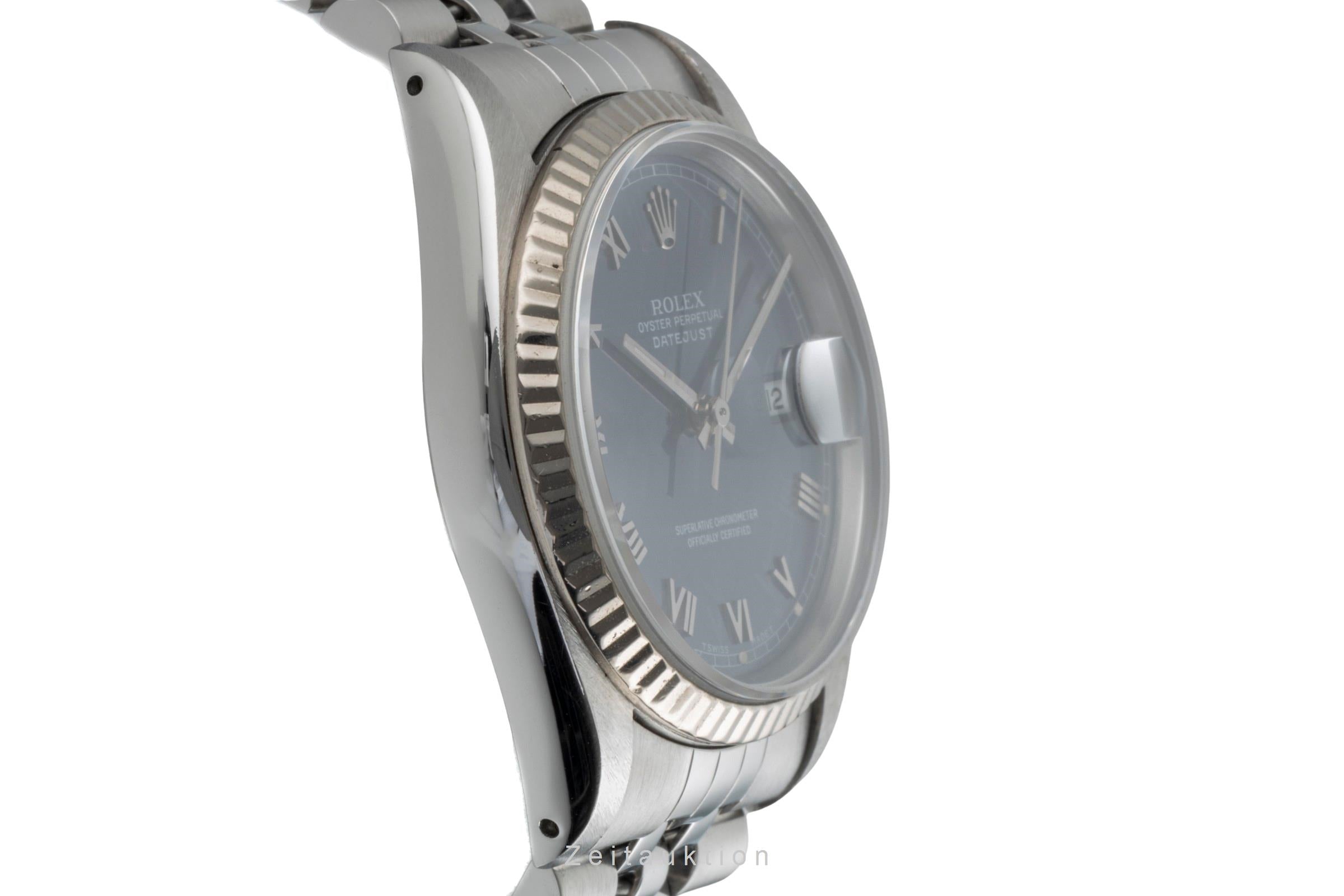 Rolex Datejust acero / oro blanco automático reloj para caballeros 16234  [2506505]