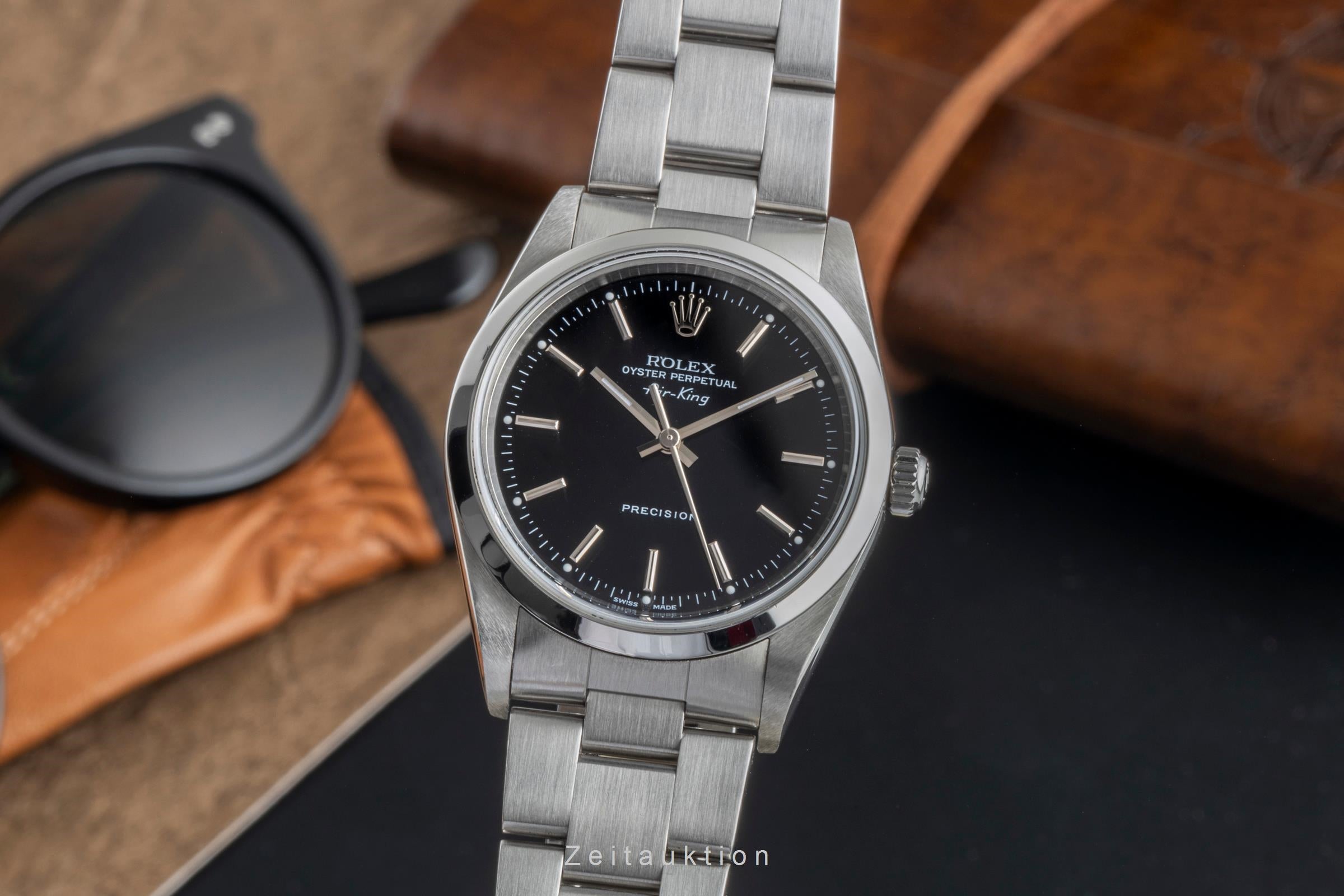 Rolex Air King acier automatique montre pour hommes 14000 M  [2506506]