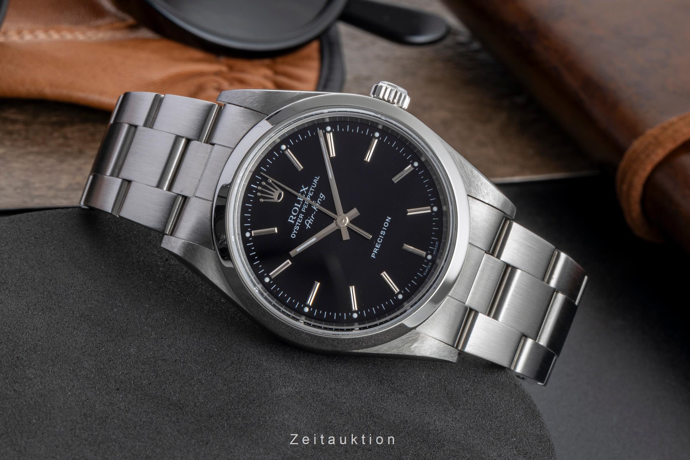 Rolex Air King acier automatique montre pour hommes 14000 M  [2506506]