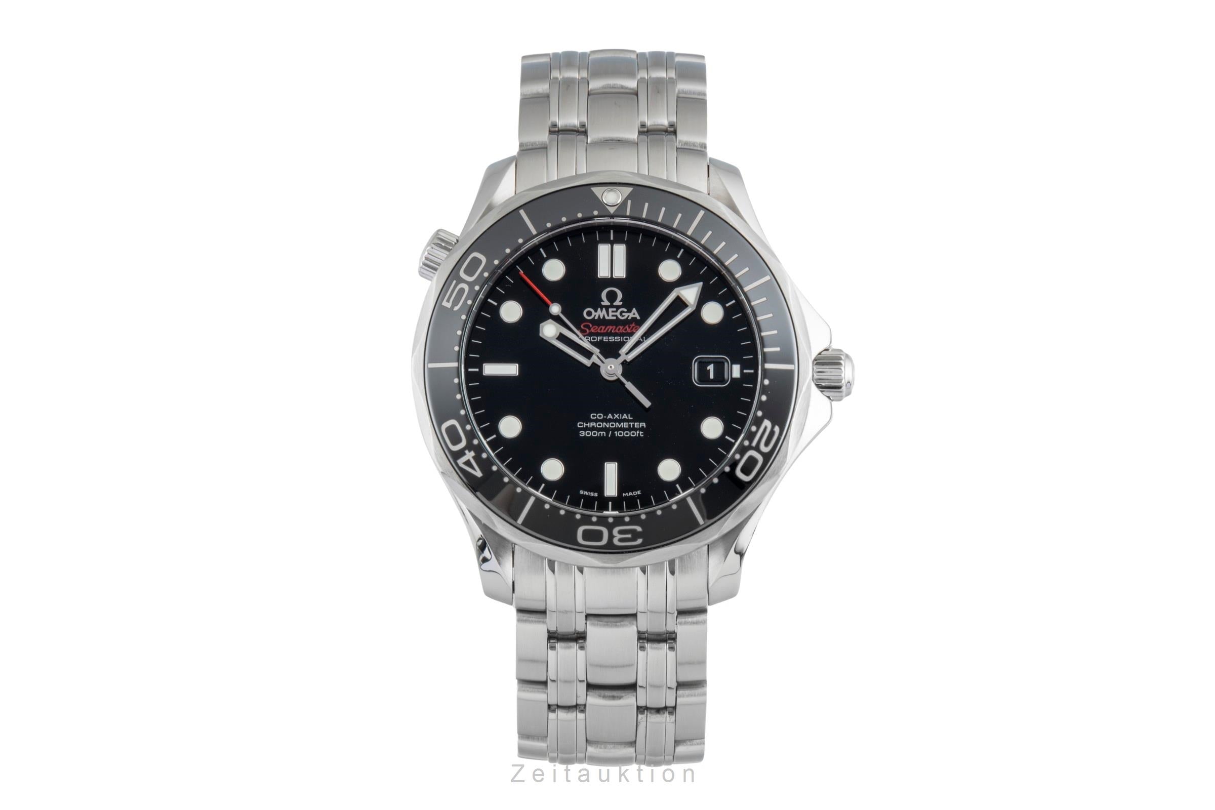 Omega Seamaster Stahl Automatik Herrenuhr Ref. 212.30.41.20.01.003 Papiere  [2506508]