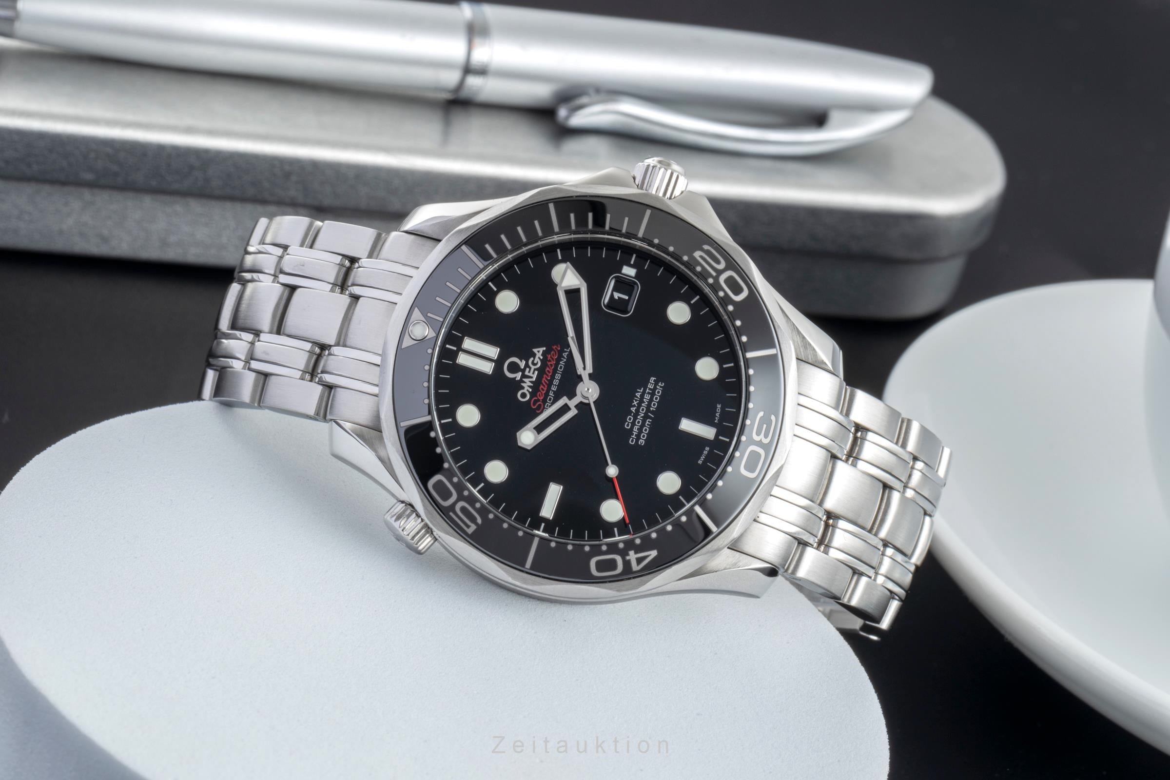 Omega Seamaster Stahl Automatik Herrenuhr Ref. 212.30.41.20.01.003 Papiere  [2506508]