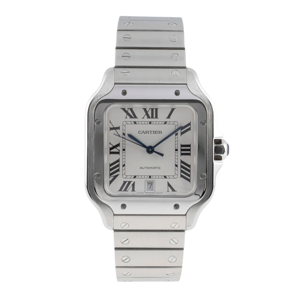 Cartier Santos steel automatic  WSSA0009 LP: 8850EUR  [2506510]