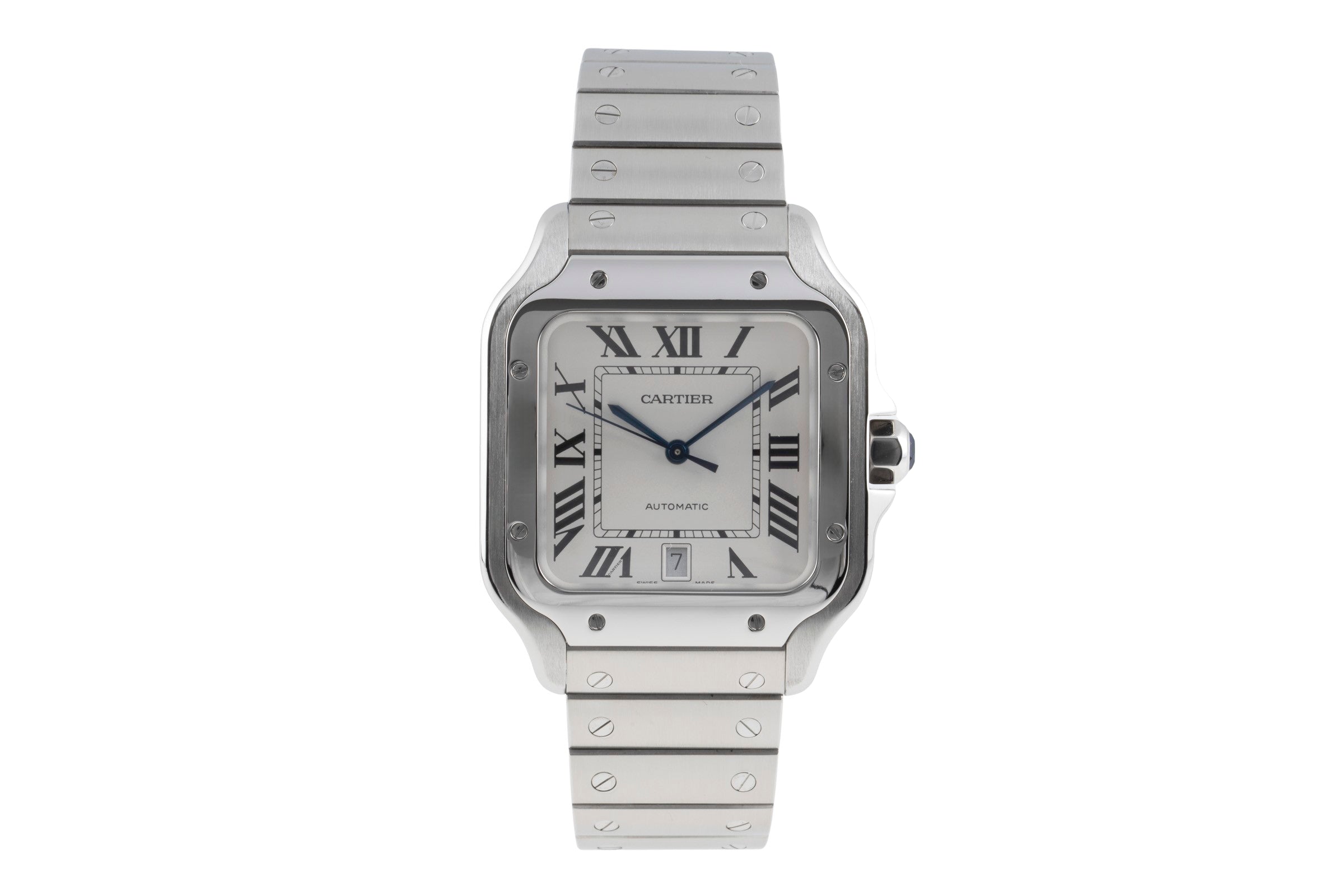 Cartier Santos steel automatic  WSSA0009 LP: 8850EUR  [2506510]