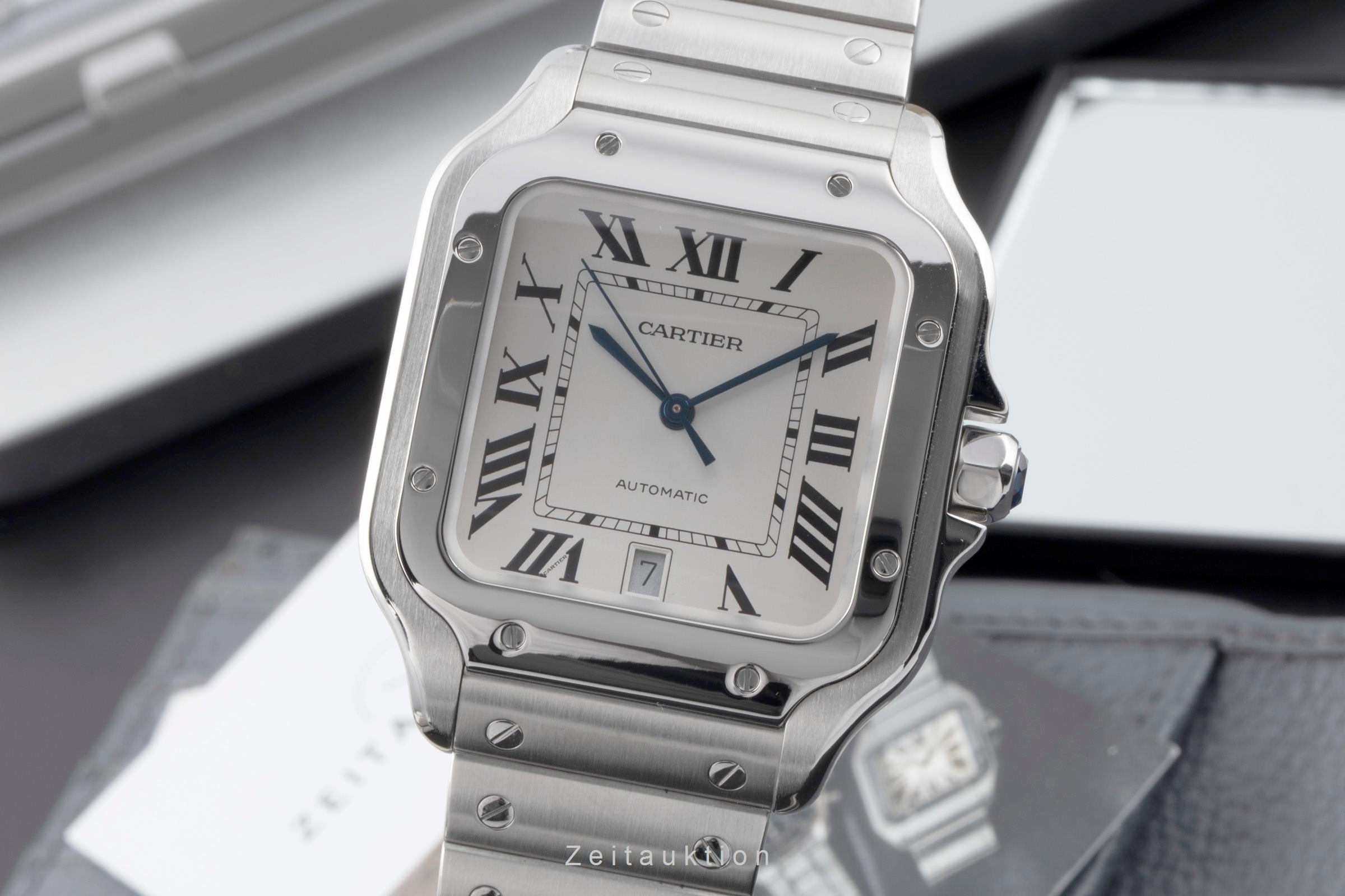 Cartier Santos steel automatic  WSSA0009 LP: 8850EUR  [2506510]