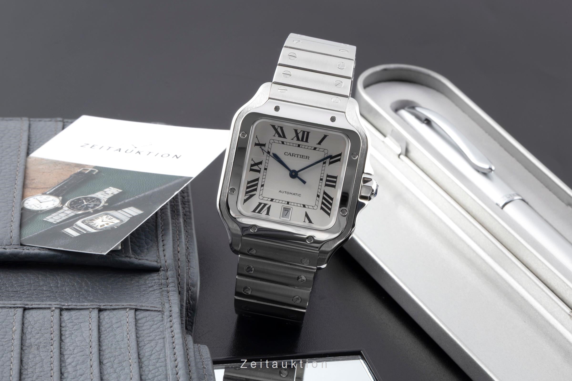 Cartier Santos steel automatic  WSSA0009 LP: 8850EUR  [2506510]